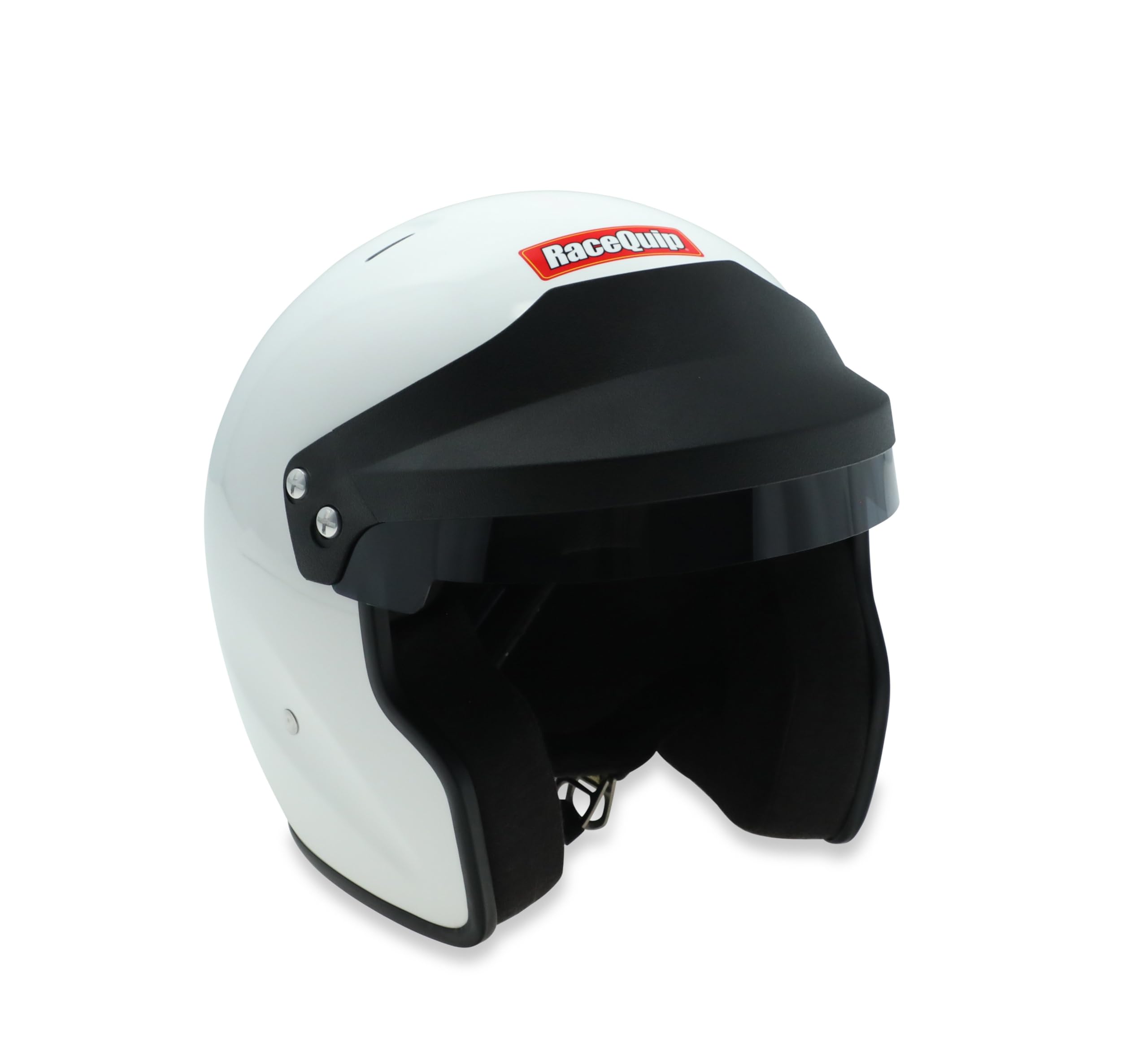 Racequip Open Face Helmet Of20 Series Snell Sa-2020 Rated Gloss White Large 256115