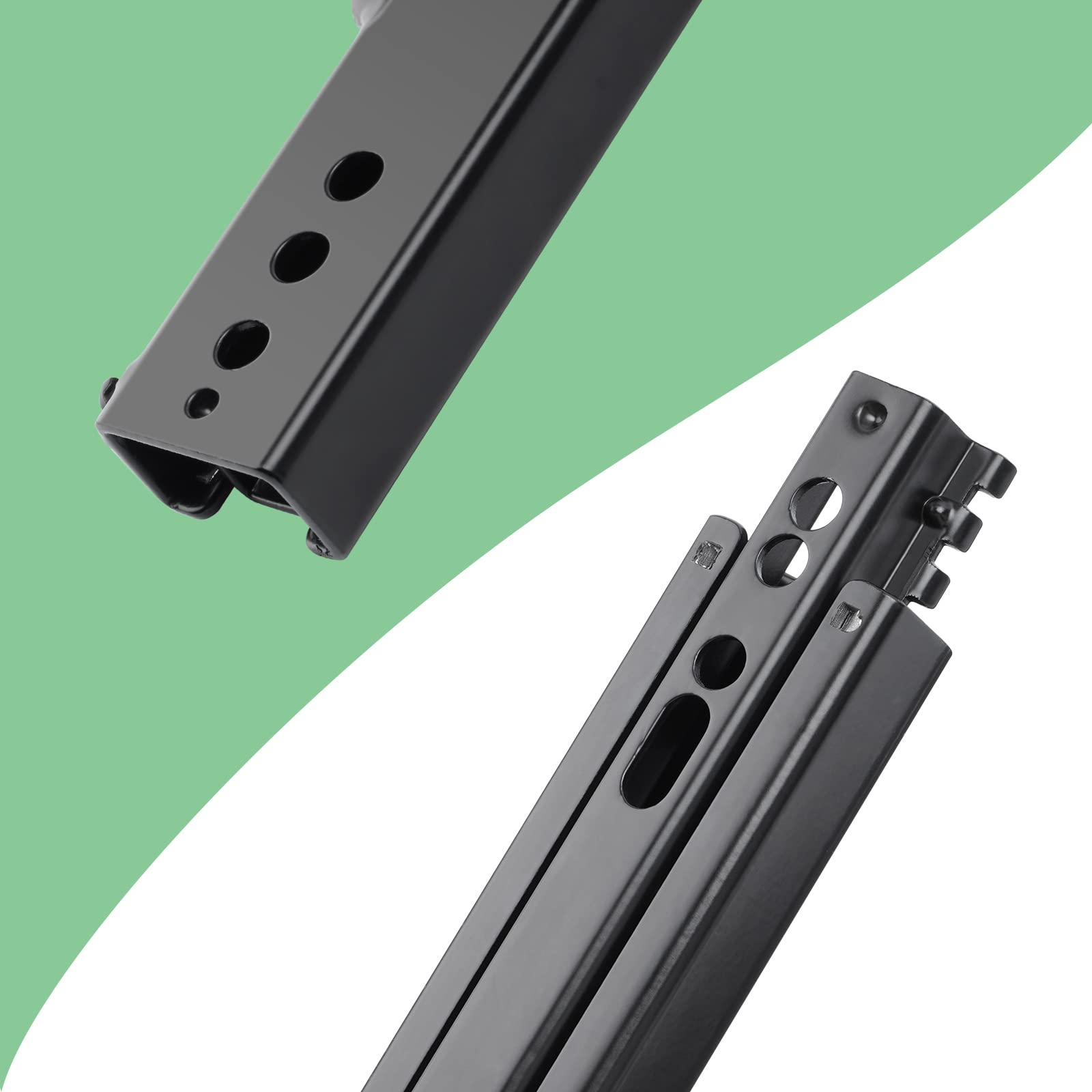 Racewill Seat Slider , Seat Mounting Track Assembly Kit , Compatible with NRG Sparco and Most Aftermarket Seats