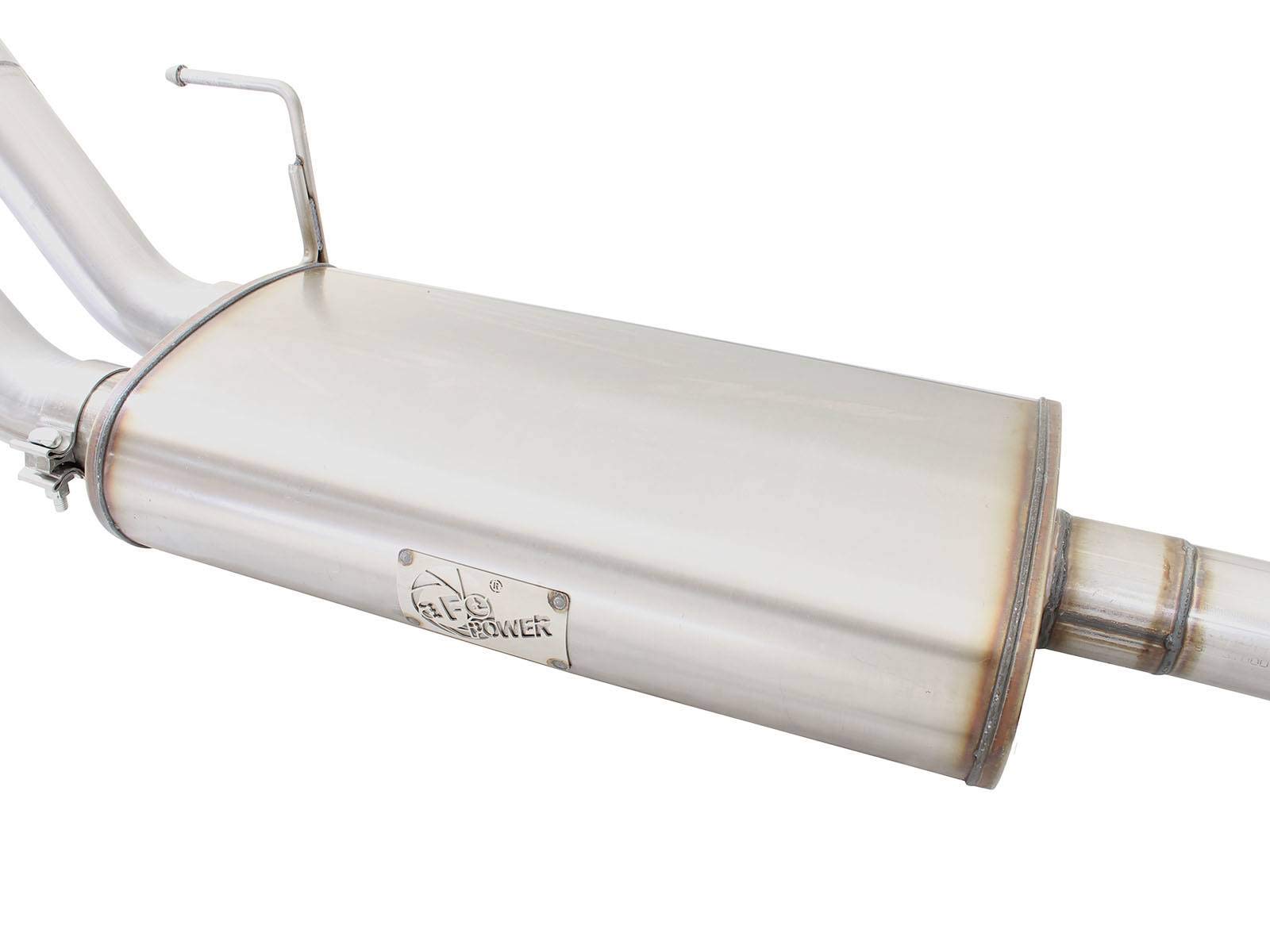 Afe Power 49-43074-B Mach Force-Xp 3 Stainless Steel Dual Side-Exit Cat-Back Exhaust System With Black Tips