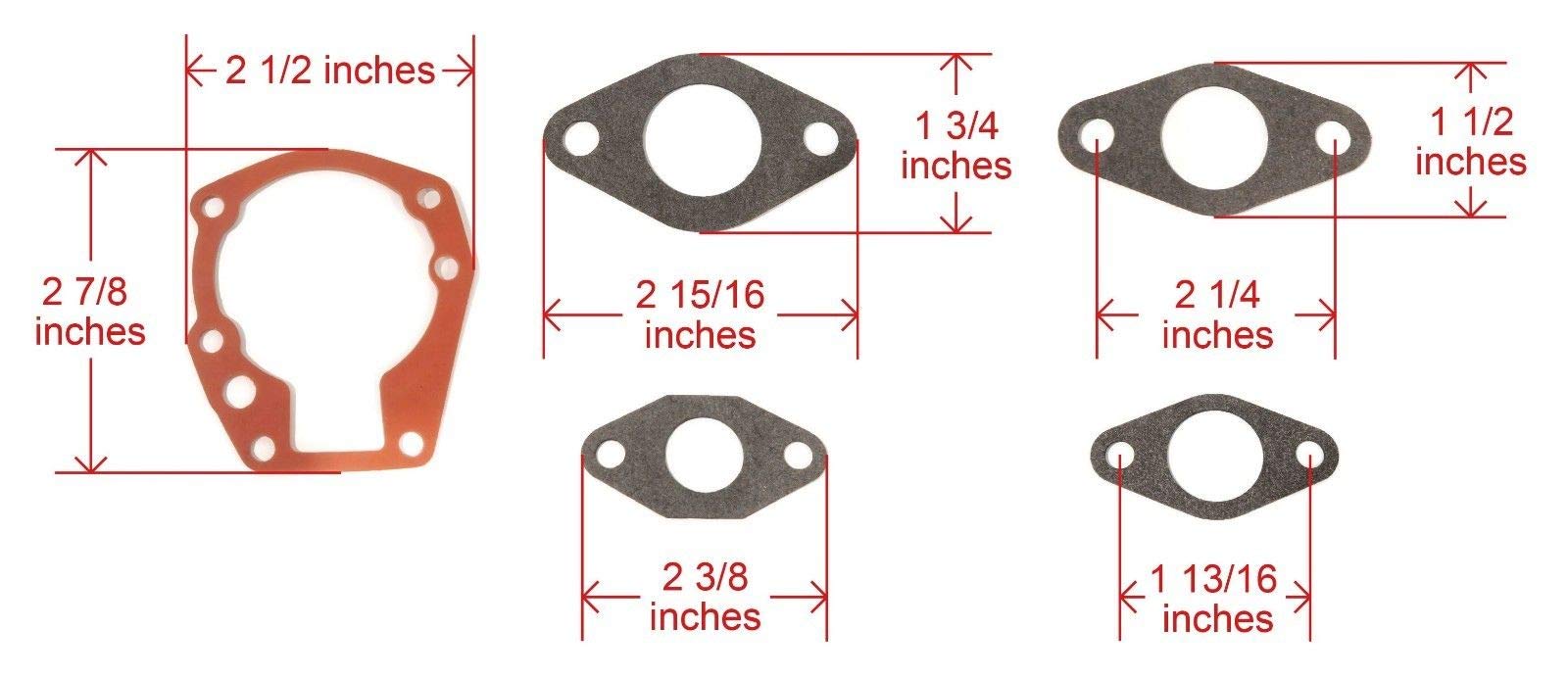The Rop Shop | Carburetor Repair Kit For 1976 Johnson 6Hp, 6605A, 6604A, 6Rl76A, 6R76A Engines