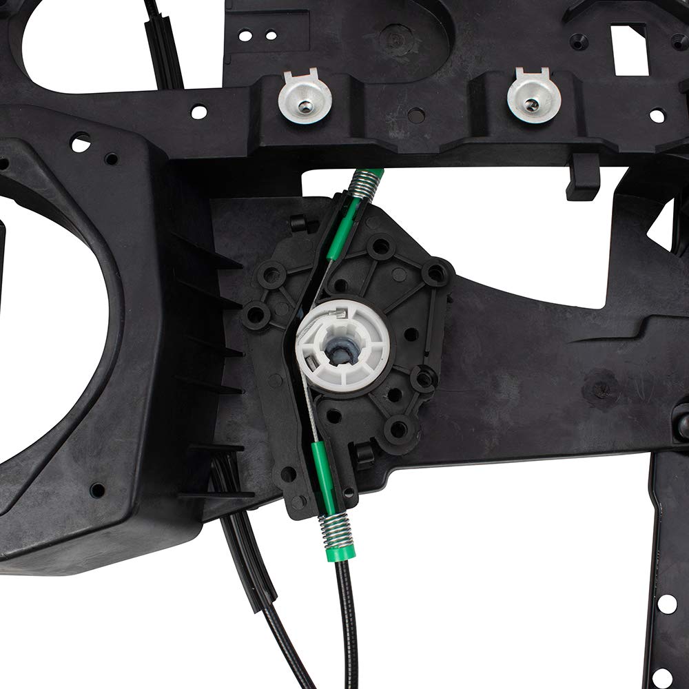 Brock Aftermarket Replacement Front Passenger Right Power Window Regulator Without Motor Compatible With 2007-2017 Ford Expediti