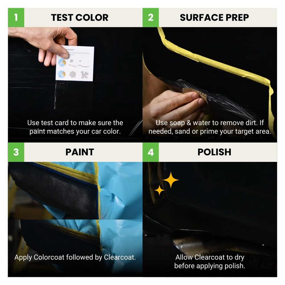 Touchupdirect 668 Jet Black Compatible With Bmw Exact Match Touch Up Paint Aerosol - Platinum Kit