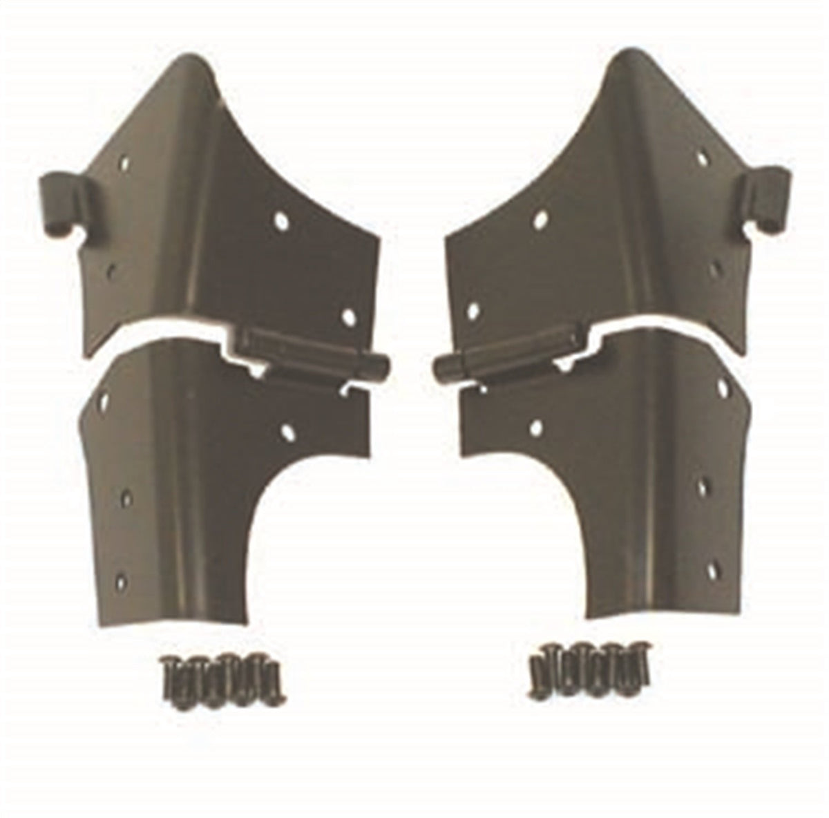 Rugged Ridge | Windshield Hinge Kit, Black | 11209.02 | Fits 1997-2006 Jeep Wrangler Tj