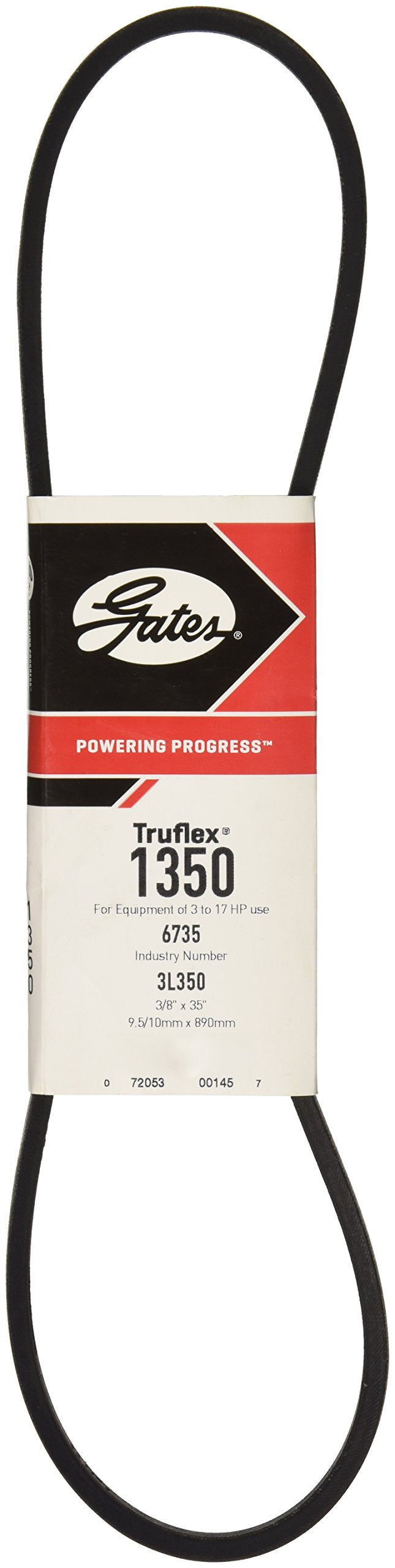 Gates 1350 Truflex FHP Low Horse-Power V-Belt