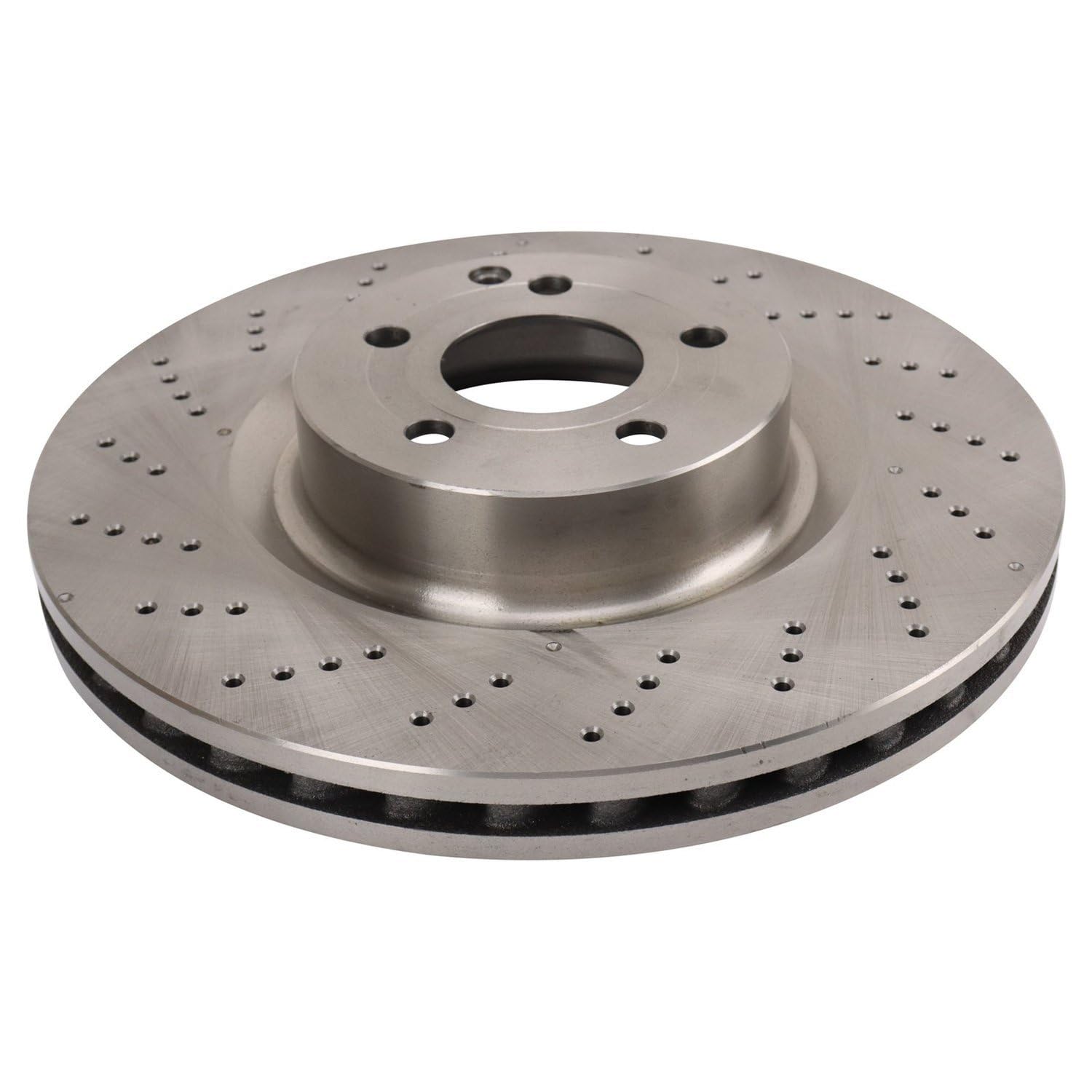 Trq Front Brake Rotors Set Compatible With 2012-2015 Mercedes-Benz C250 2013-2017 E400 2010-2017 E550