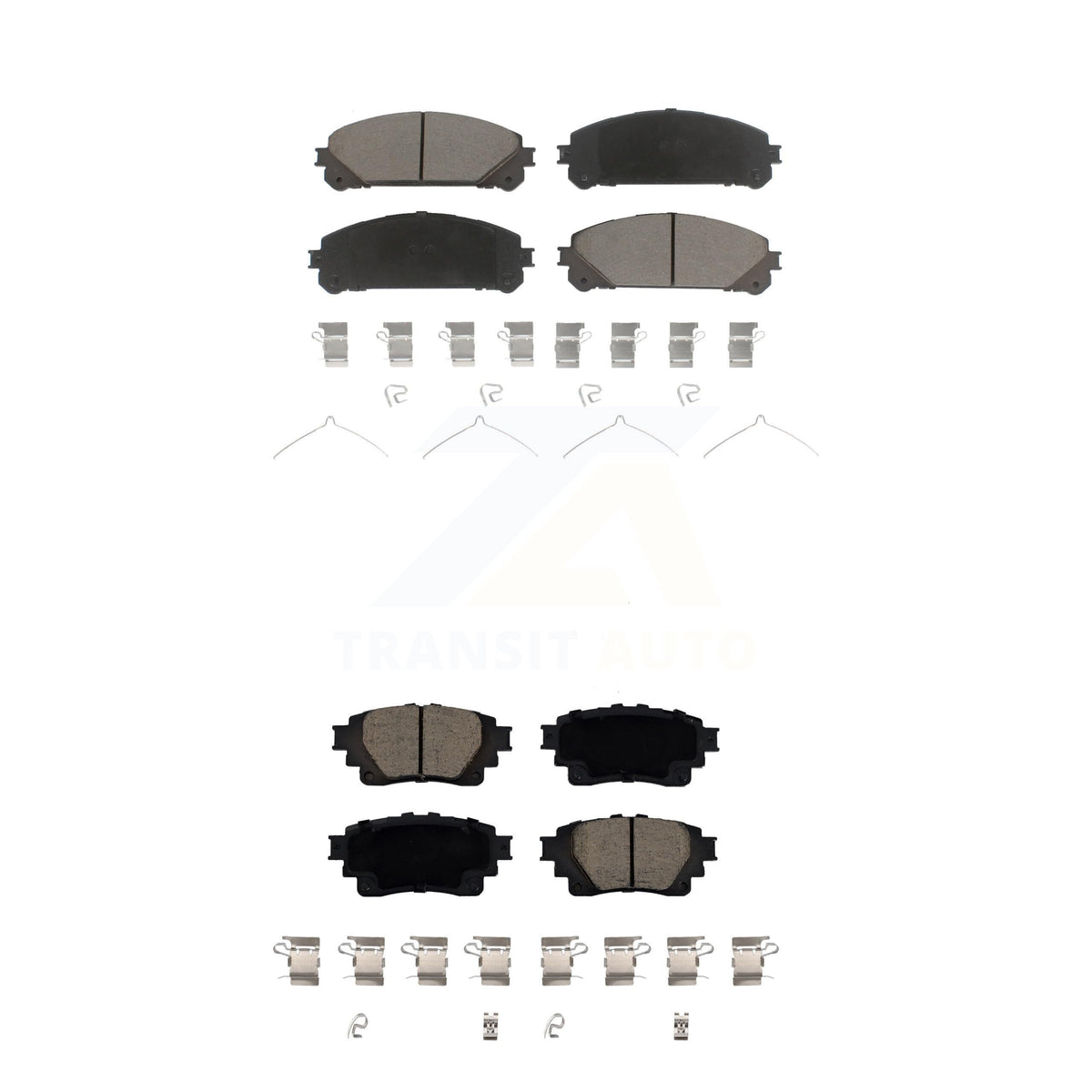 Cmx Front Rear Ceramic Brake Pads Kit Replacement For 2020 Toyota Highlander With Electric Parking Kcx-100581