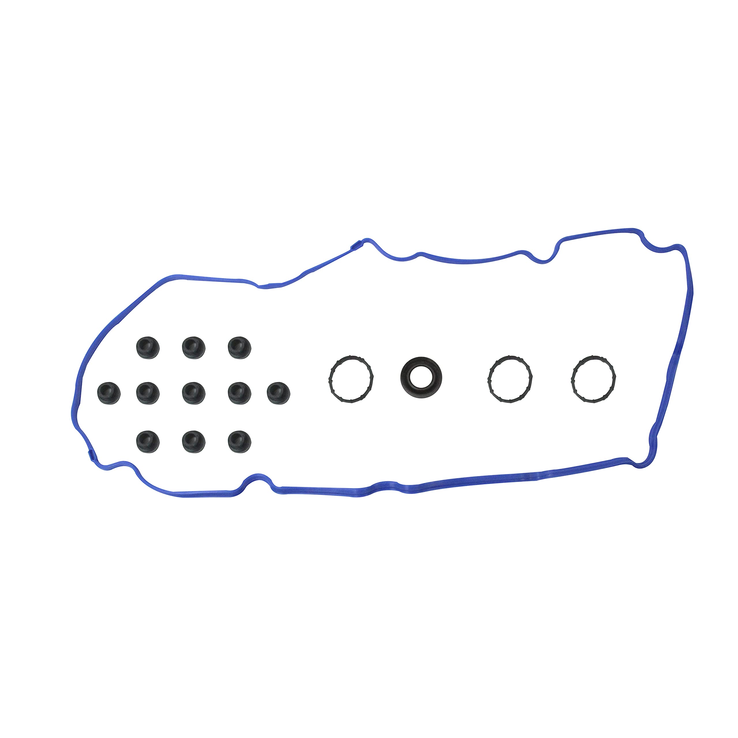 DNJ VC4212G Valve Cover Gasket with Grommets for 09-12 Ford, Mazda, Mercury Escape, Fusion, Tribute, Mariner, Milan 3.0L V6 DOHC Naturally Aspirated