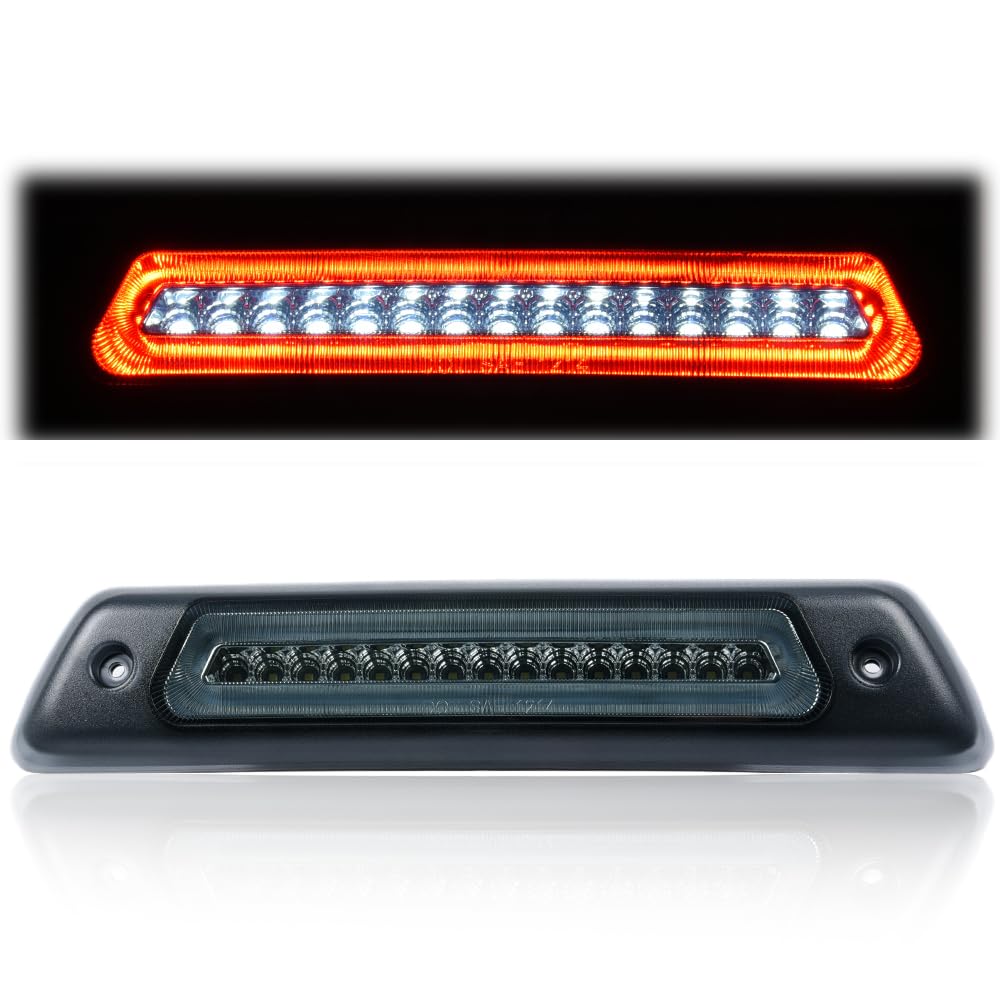Pit66 Led 3Rd Brake Light, Compatible With 09-14 Ford F150 Rear High Mount Stop Parking Lights Assembly Third Brake Cargo Lamps