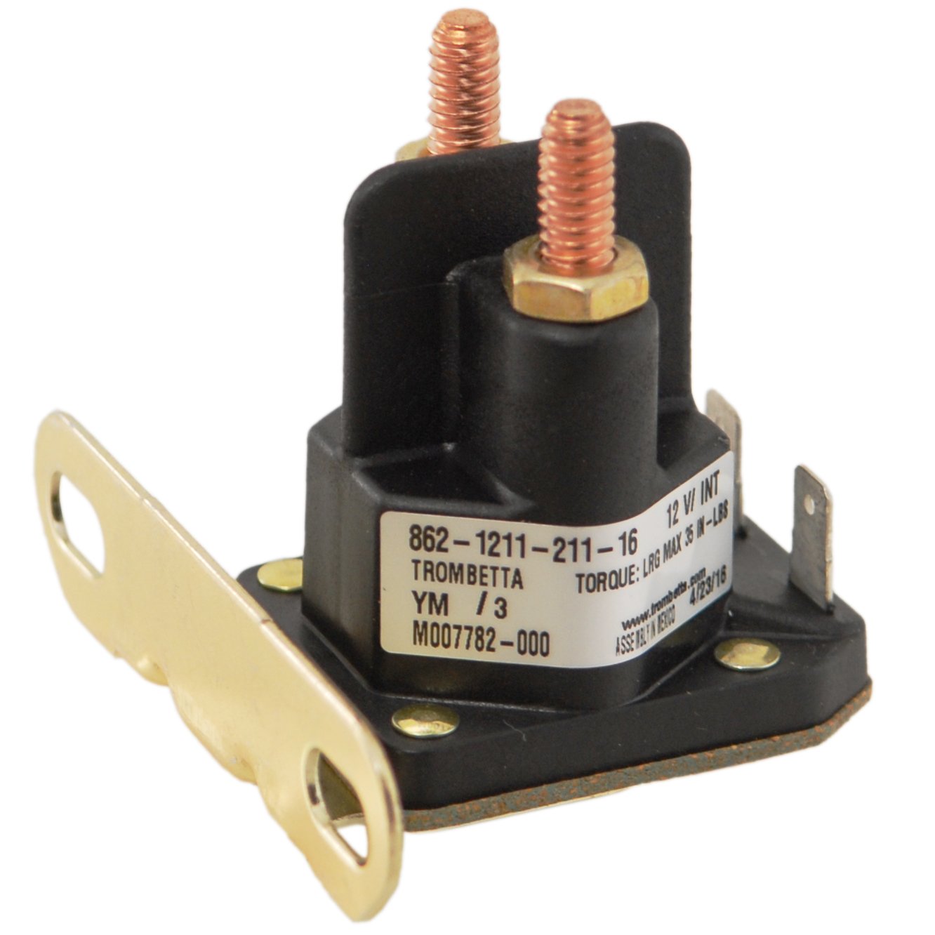Stens Starter Solenoid 435-151 Replacement For: John Deere L100, L105, L108, L110, L111, L118, L120, La135, La140, La145, La150, La155, La165, La175, X110, X120, X140, Z225, Z425, Z445
