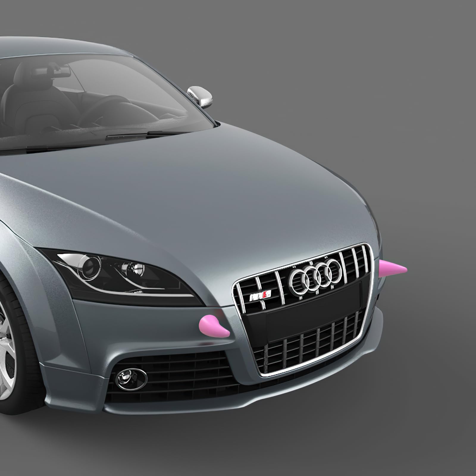 Ygmoner Car 3D Devil Horns Sticker (Easy To Find Car In The Parking Lot) Halloween Car Roof Decor Elasticity Foam Bull Horns (Fa