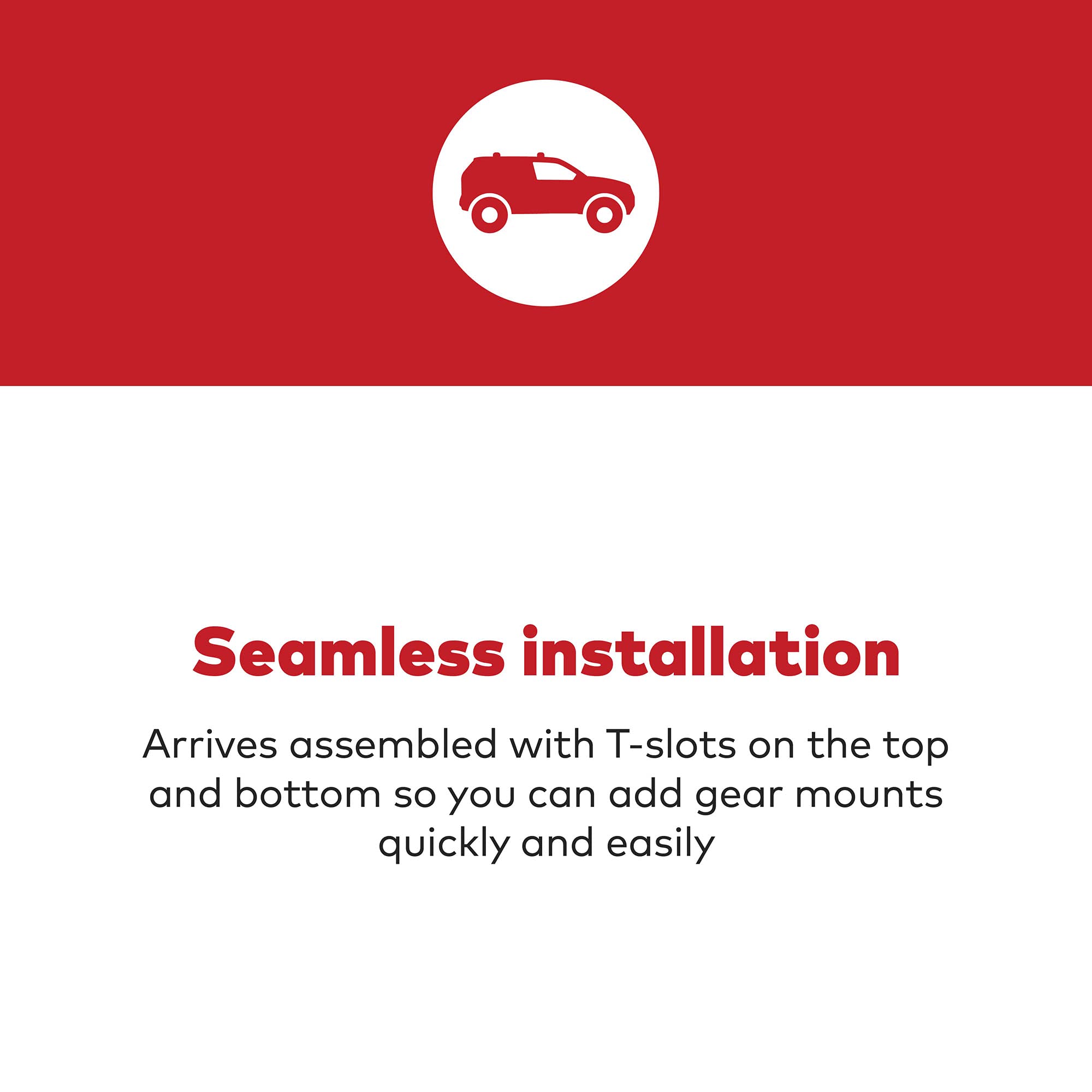 Yakima 55 Inch Lightweight Heavy Duty Aluminum Hd Crossbar With Rubber Infill And T Slot Technology Compatible With Streamline T