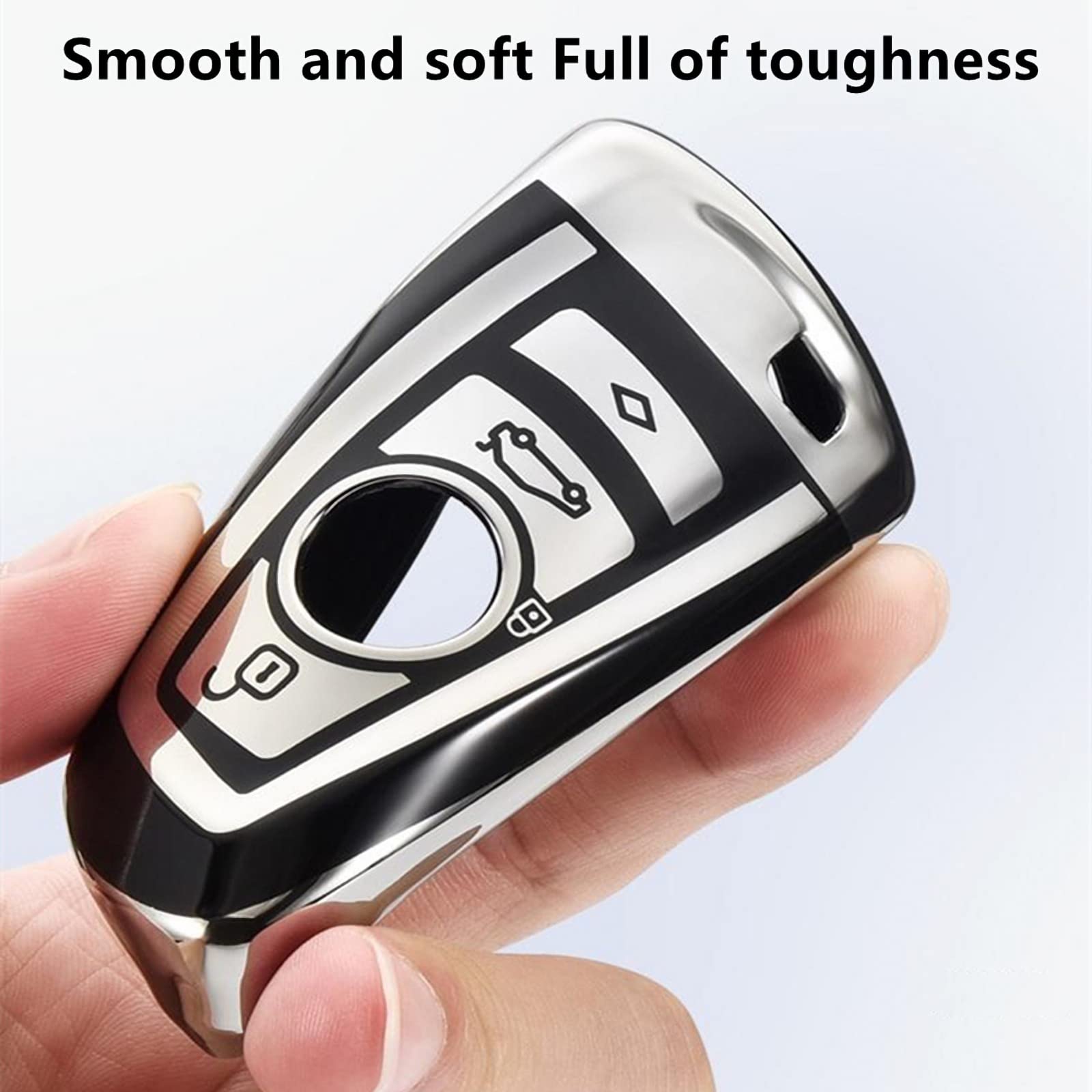 Creativity Advanced Soft Tpu Key Cover Suitable For Bmw X1 X3 X4 X5 X6 1 2 4 5 6 7 M3 M5 M6 Gt3 Gt5 G30 F10 F15 F16 F20 Key (Typ
