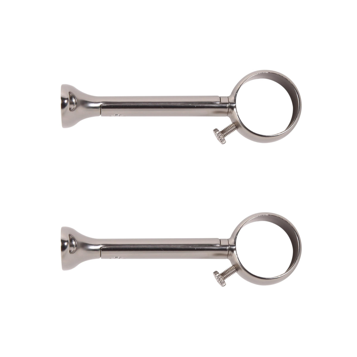 Kenney Knl85172 Universal Bracket For Ceiling, Wall Or End Mounting, Satin Nickel, 2-Pack