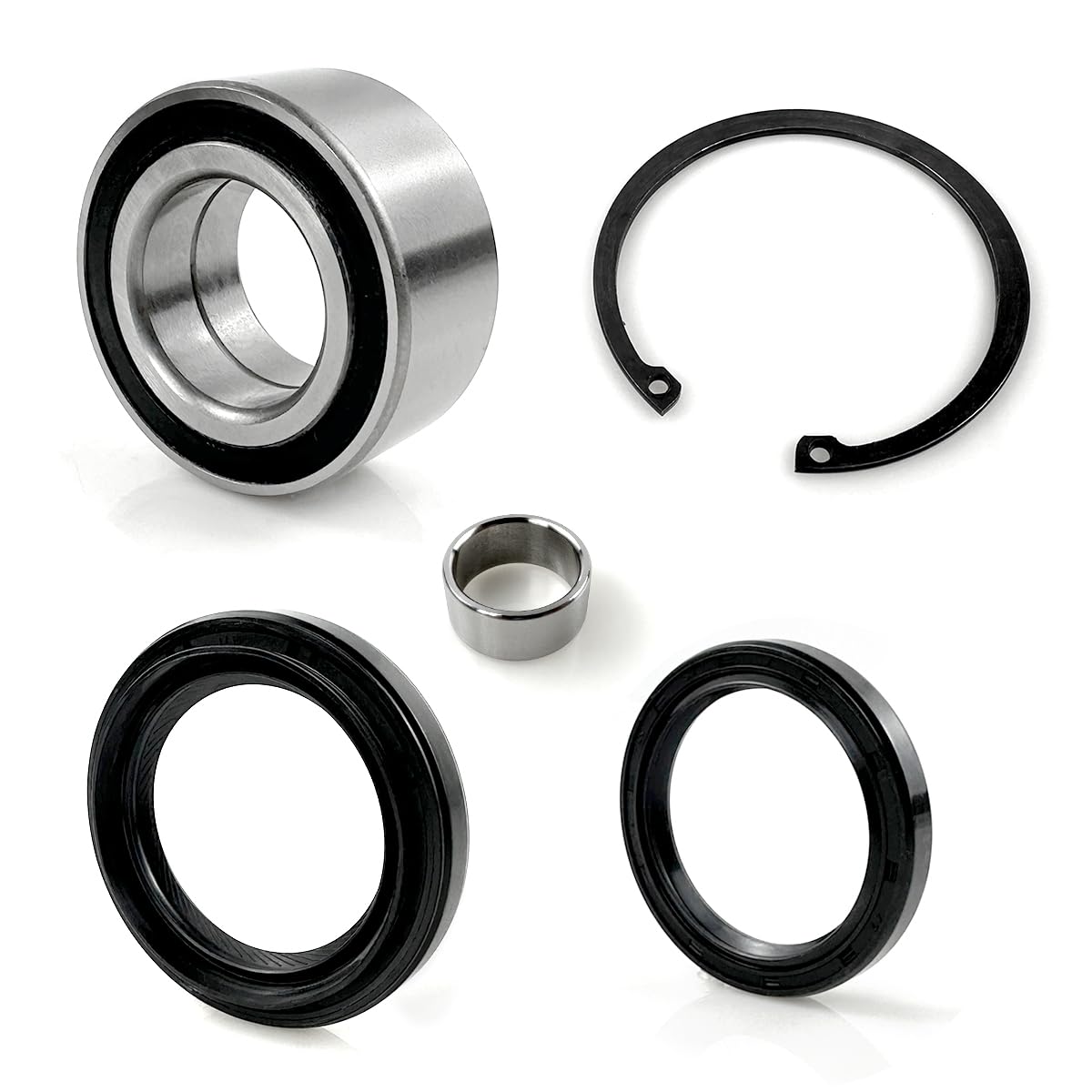 91051-Hc5-003 Front Wheel Bearings Seals Circlip For Honda Fourtrax 300 Trx300 Trx300Fw 4X4 1988 1990-2000 91209-Hn2-003 91256-H