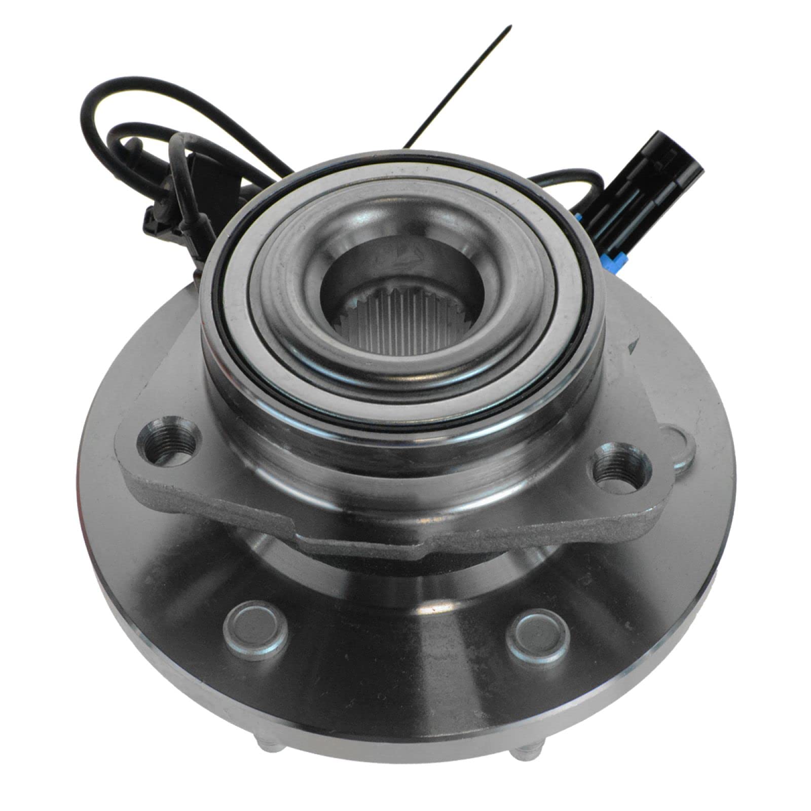 Trq Front Wheel Bearing & Hub Assembly With Abs Sensor Compatible With 2006-2010 Hummer H3 2009-2010 H3T