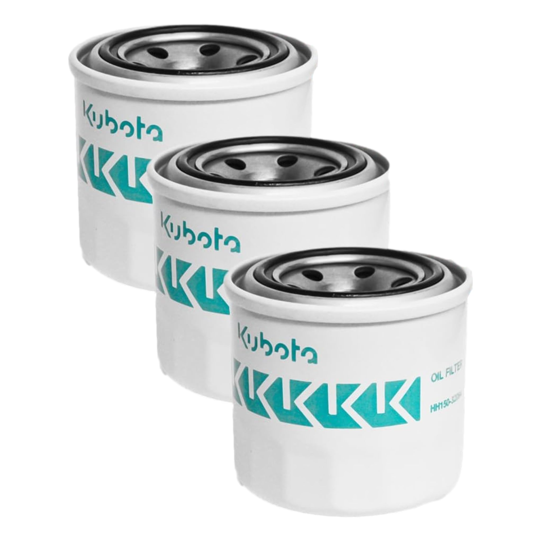 3 Pack - Genuine Kubota Oil FIlter Part # HH150-32430 & HH1J0-32430