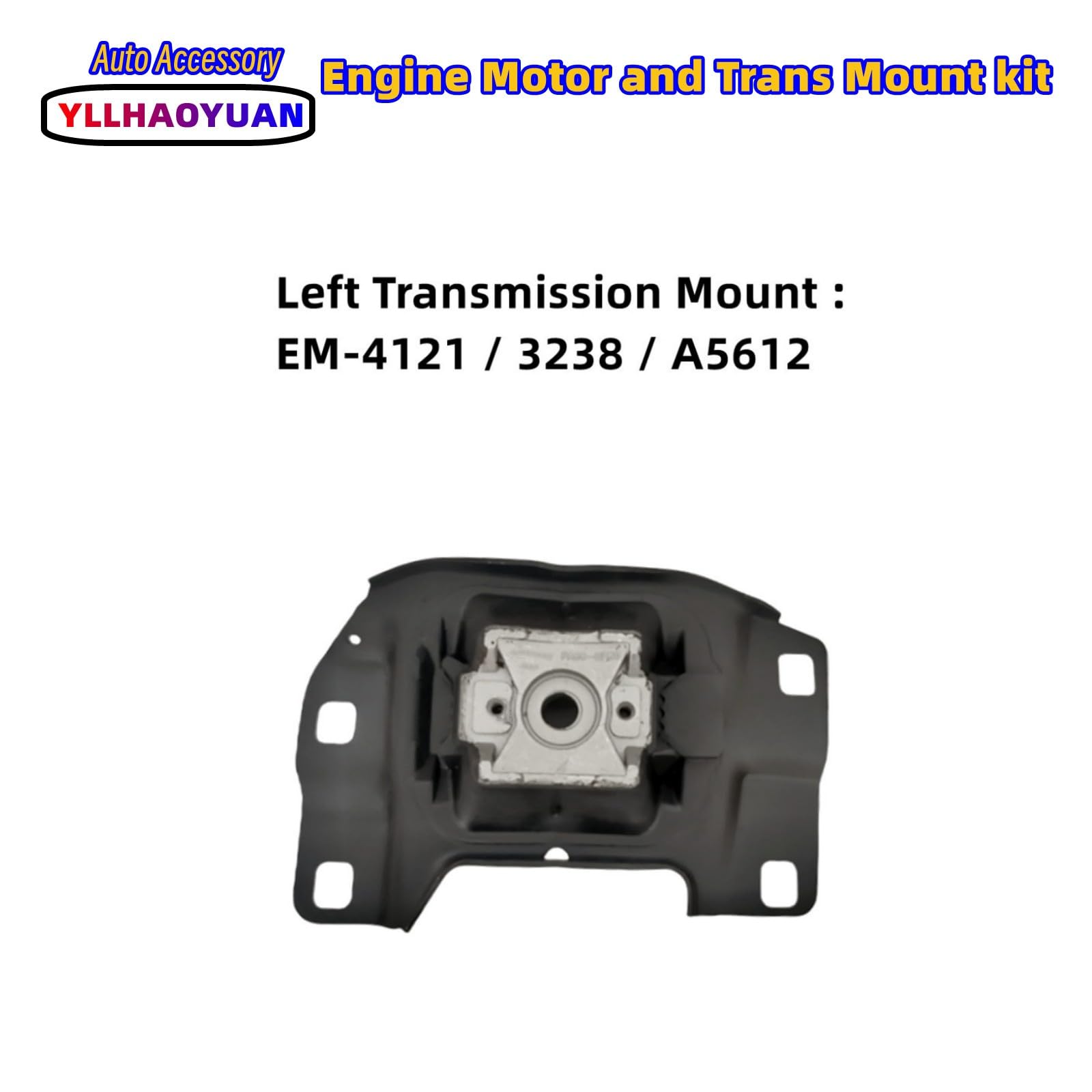 Engine Motor Mount Set 3Pcs Compatible With Escape 2013 2014 2015 2016 1.6L/ 2017 2018 2019 1.5L Automatic Transmission Replacem