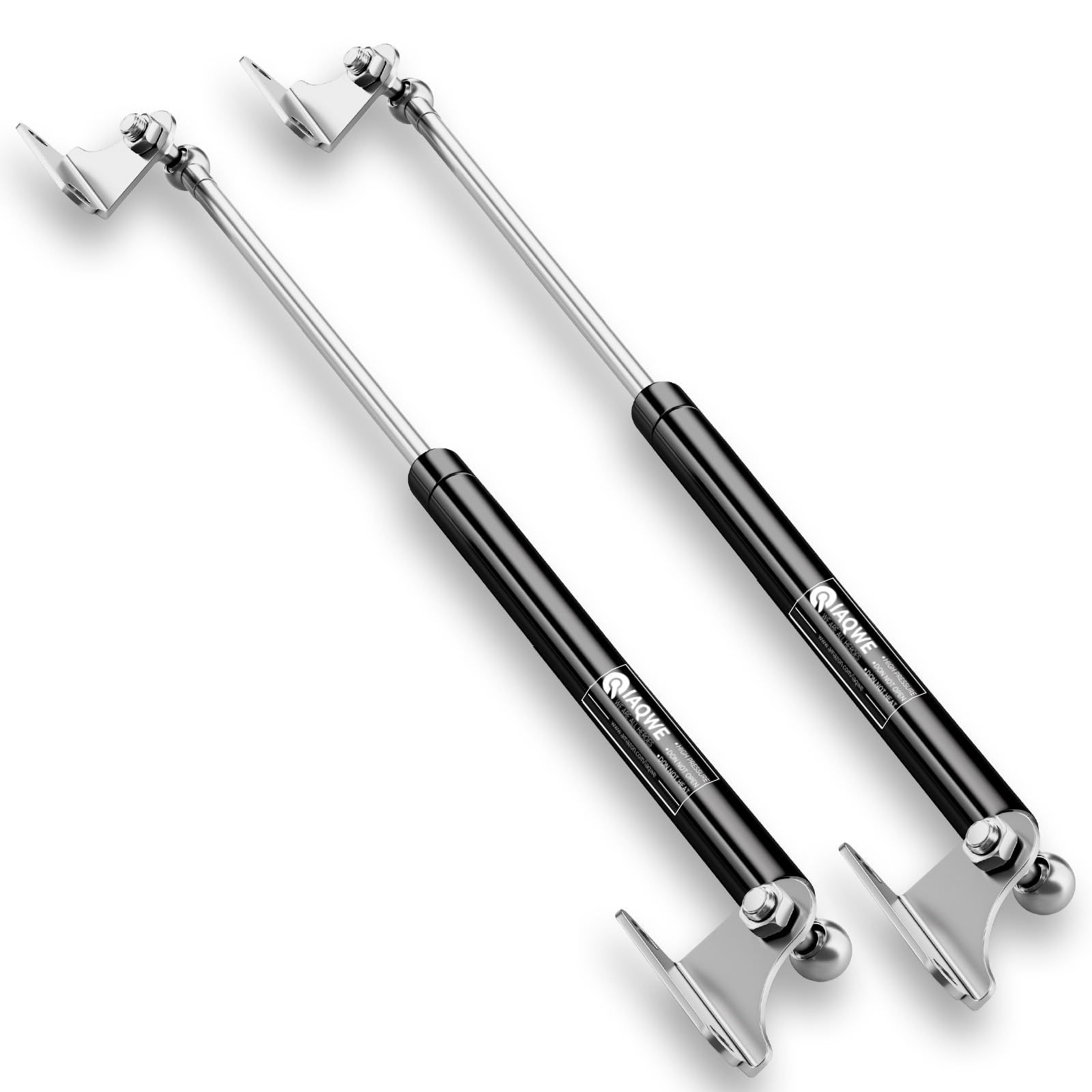 IAQWE 25Inch 15Lbs/67N Gas Struts Springs Shocks Lift Support for Boat Cover RV Bed Storage Heavy Duty Toolbox Lid Trash Bin Out