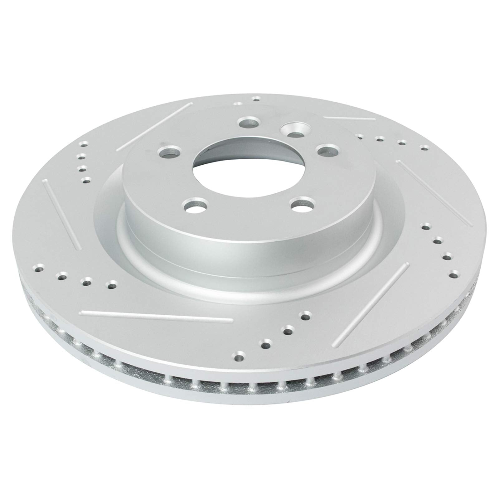 Trq Front Performance Brake Rotors Set Vented Premium G-Coated Compatible With 2005-2009 Land Rover Lr3 2006-2009 Range Rover Sp