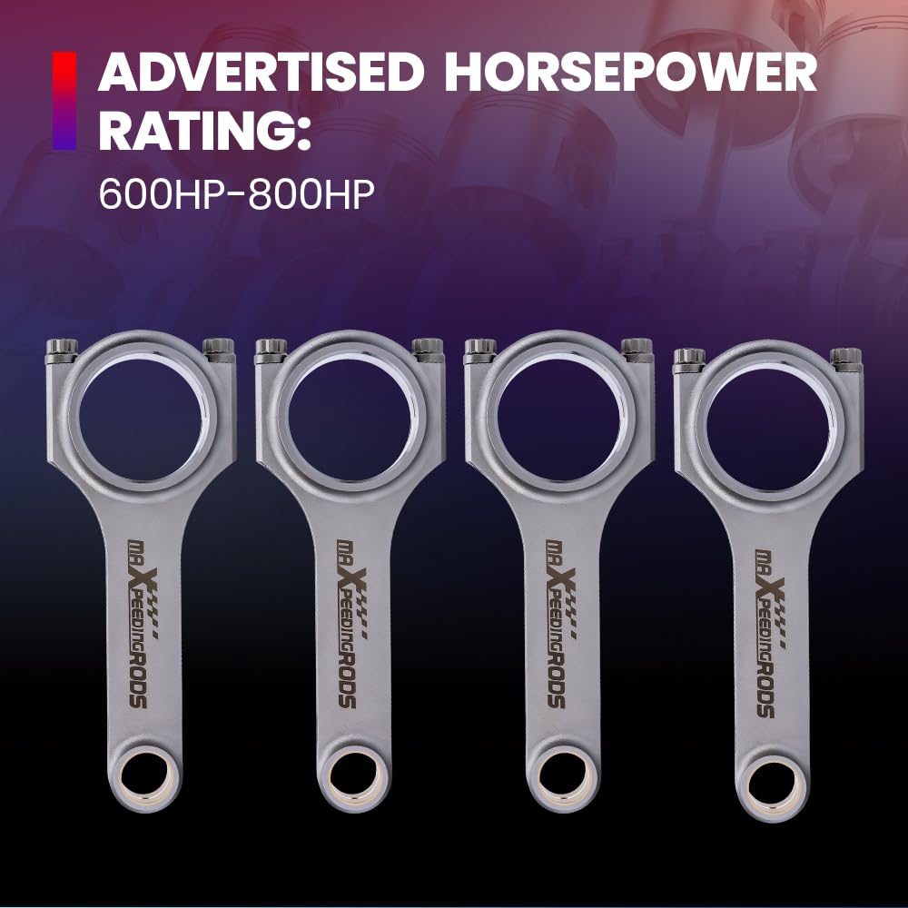 Maxpeedingrods Connecting Rods 133Mm For Mazda Mx5 1.6 16V Miata 1.8L With 5/16' Arp 2000 Bolts