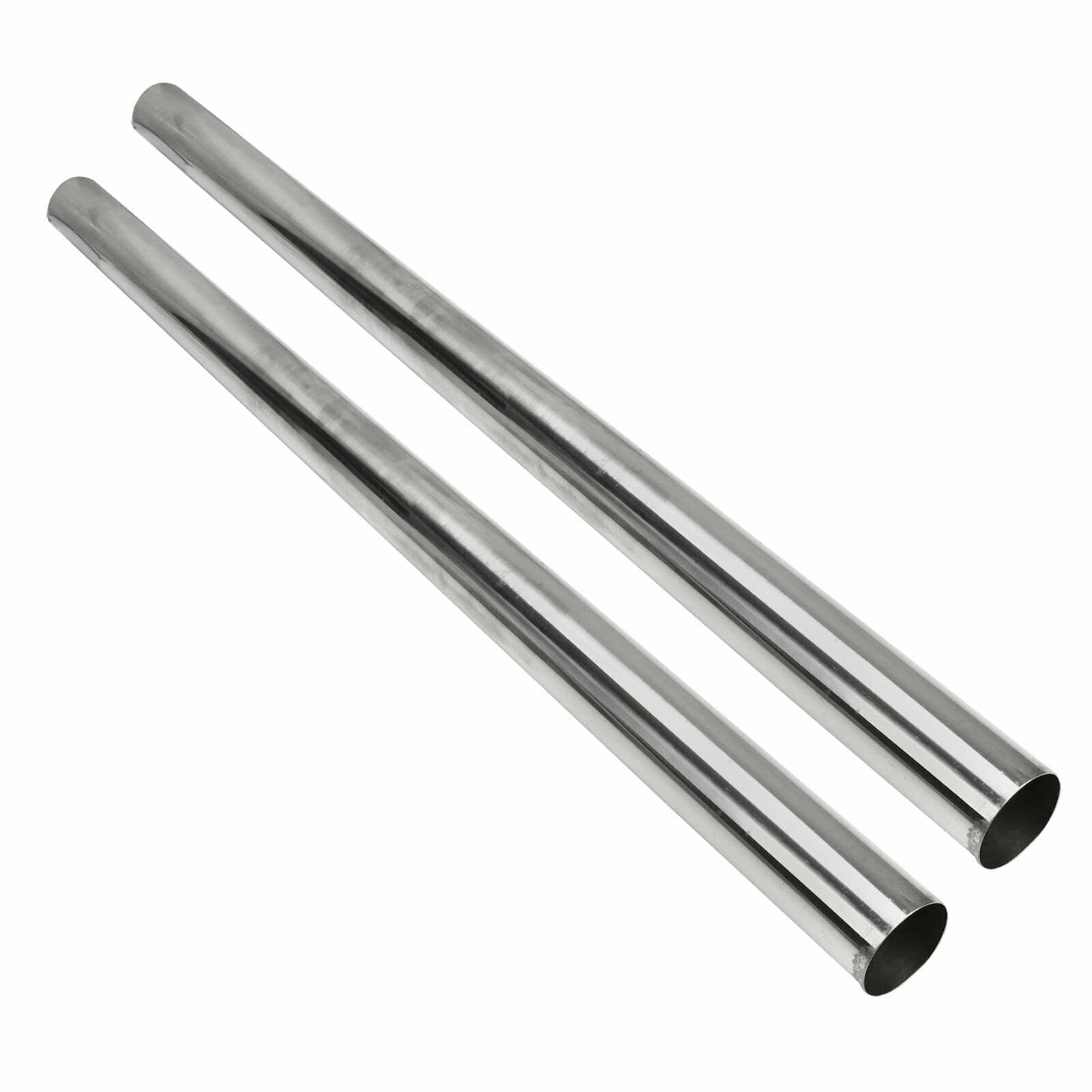 3 Inch Straight Pipe Stainless Steel T304 Tubing Piping 48 Inch Long 3'' Od Tailpipe Diy Pipe,Pack Of 2