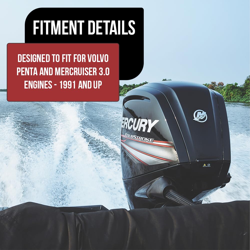 Tune Up Kit With Distributor Cap And Rotor And Spark Plug Wires Mercruiser 3.0L Lx Replaces 811635Q2 816761Q14