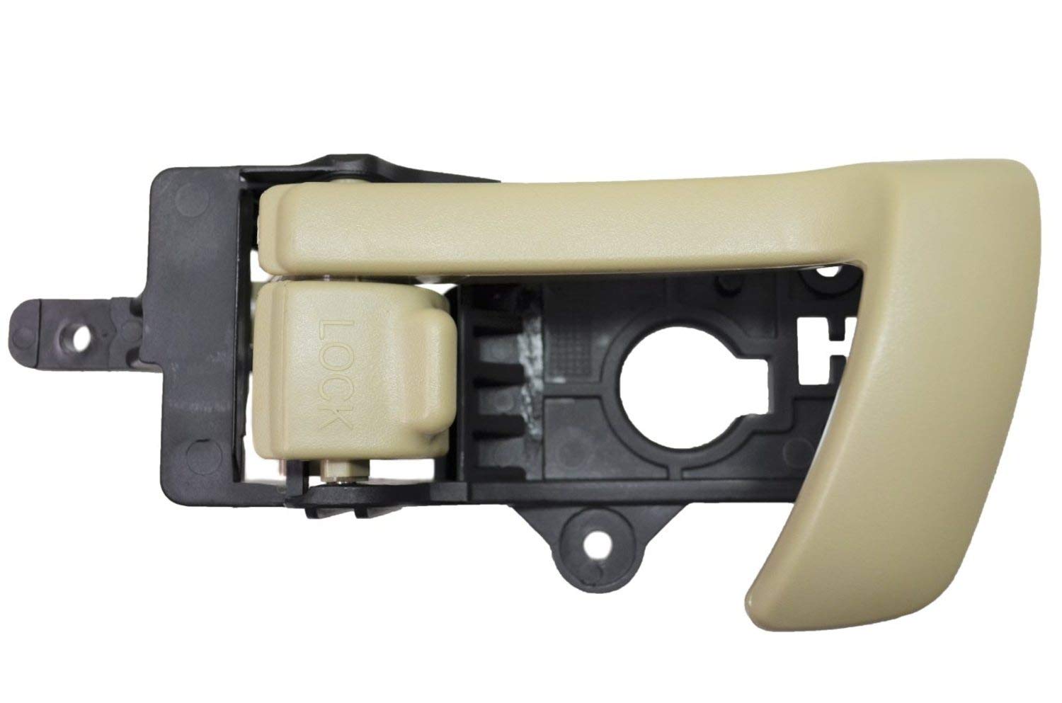 PT Auto Warehouse HY2509ELH  Interior Inner Inside Door Handle, Beige  Left Driver Side