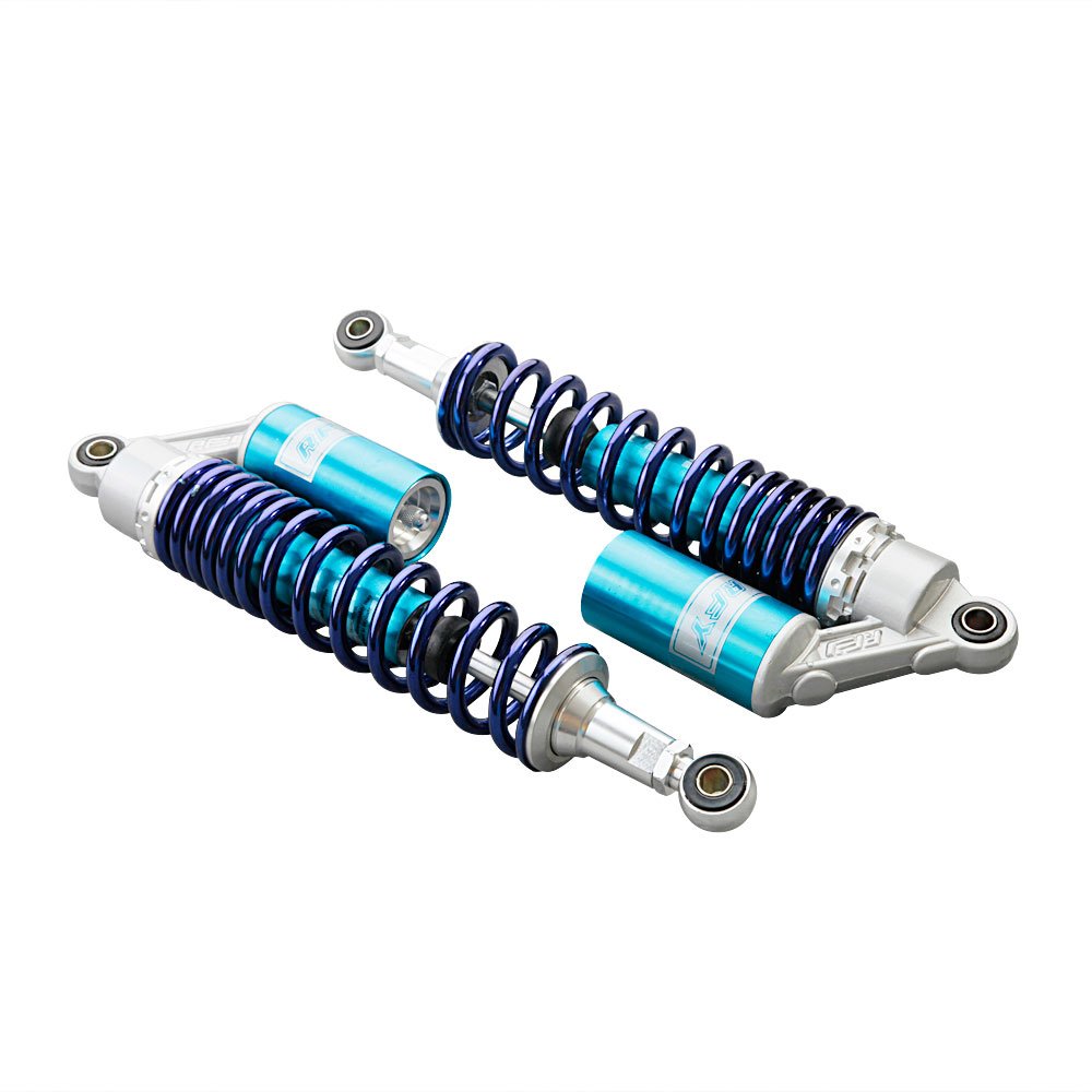 Mallofusa 13.5 Inch 340mm Pair Motorcycle Spring Shock Absorber Suspension Universal Compatible For Honda Yamaha ATV Go Kart