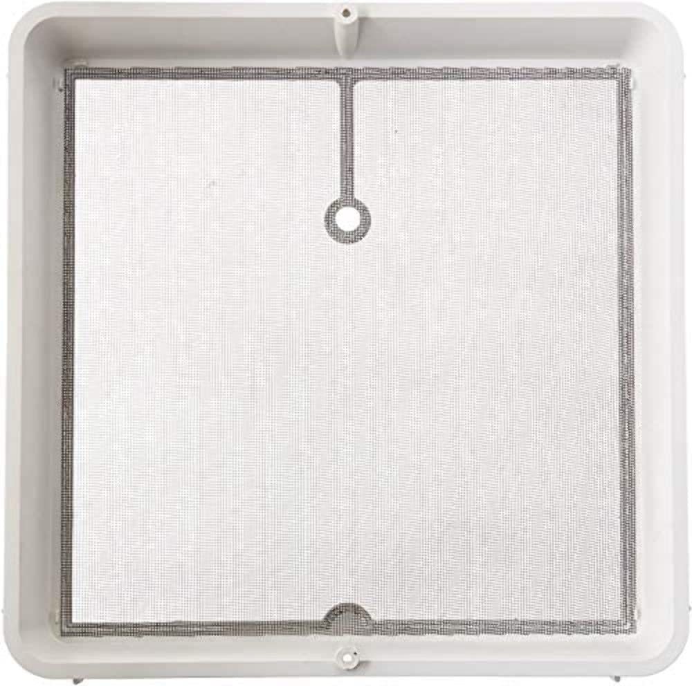 Heng'S 90106-C1 Roof Vent Screen Frame, 14'' X 14'' - White (6)