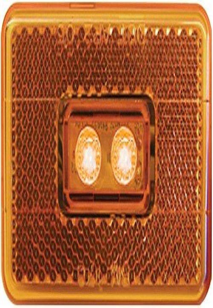 Peterson Manufacturing Perterson V170A Piranha Amber LED Clearance/Side Marker Light with Reflex (3001.7272)