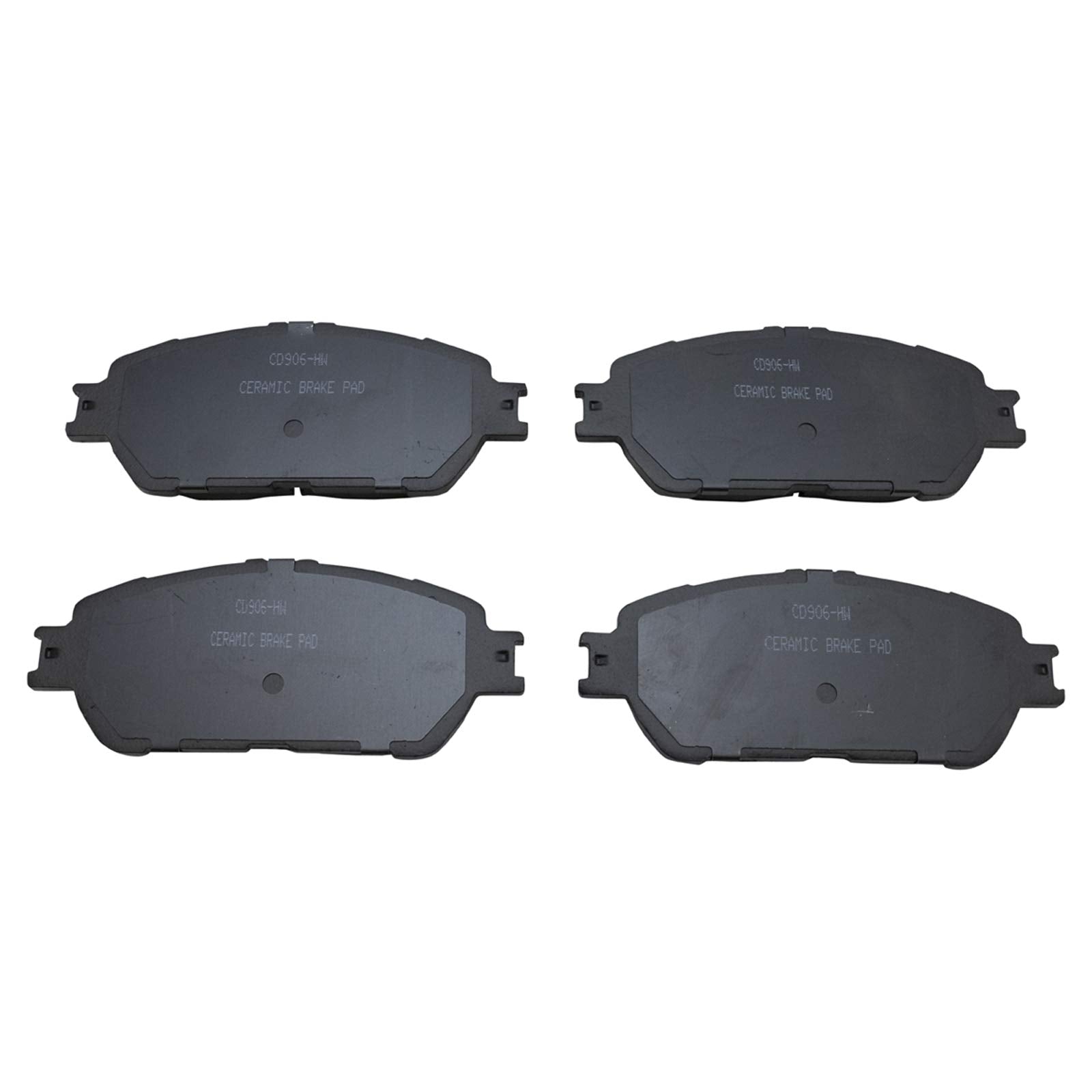 Trq Front Brake Pad & Rotor Kit Brake Pads Brake Rotor Ceramic Compatible With 2005-2015 Toyota Tacoma