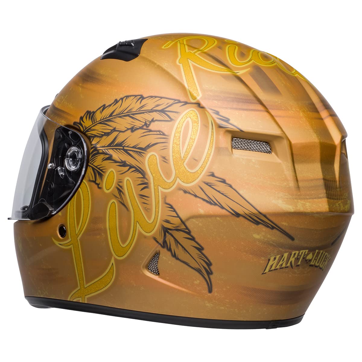 Bell Qualifier Dlx Mips Street Helmet (Hart Luck Live Matte Gold - Medium)