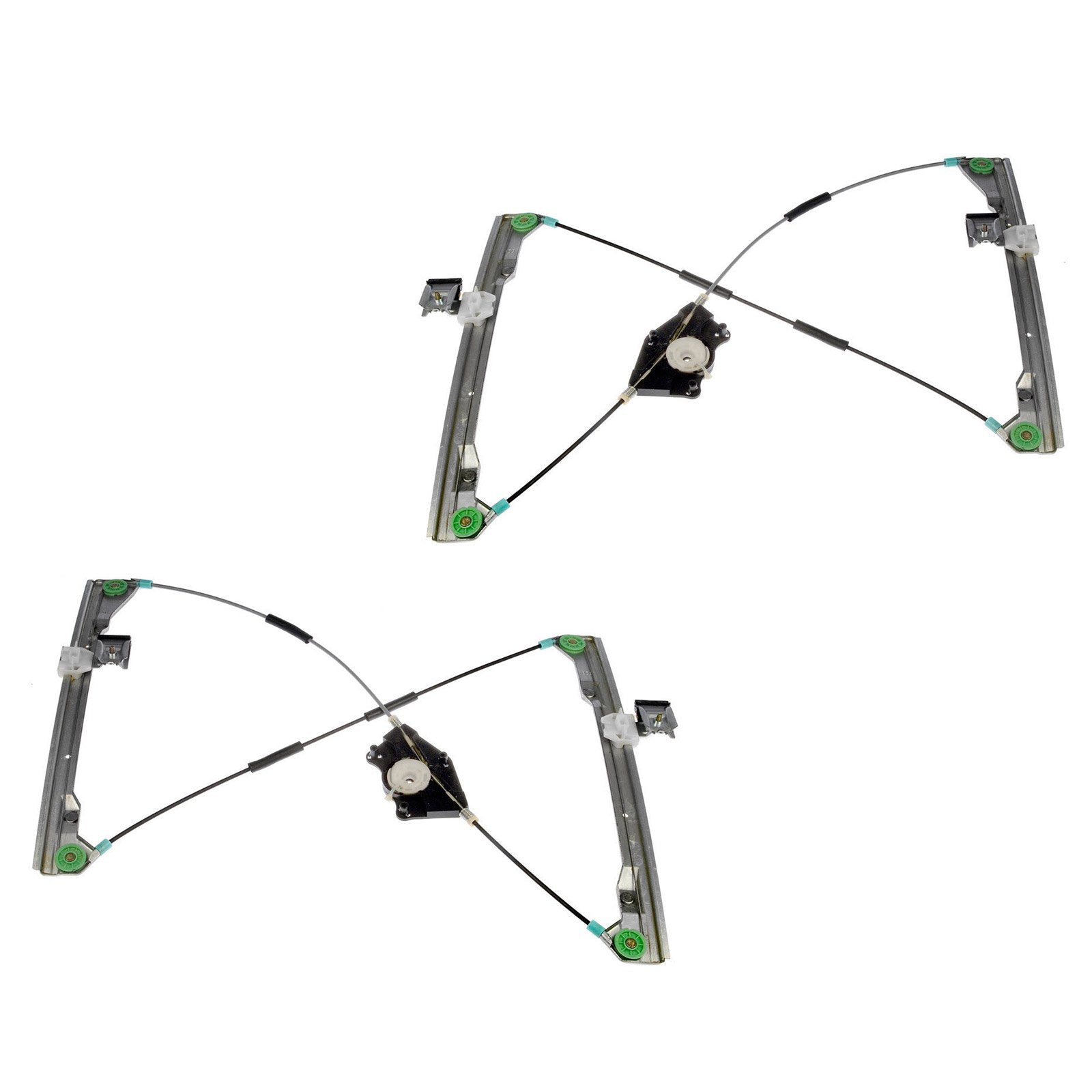 Trq Front Power Window Regulator Set Compatible With 1998-2010 Volkswagen Beetle