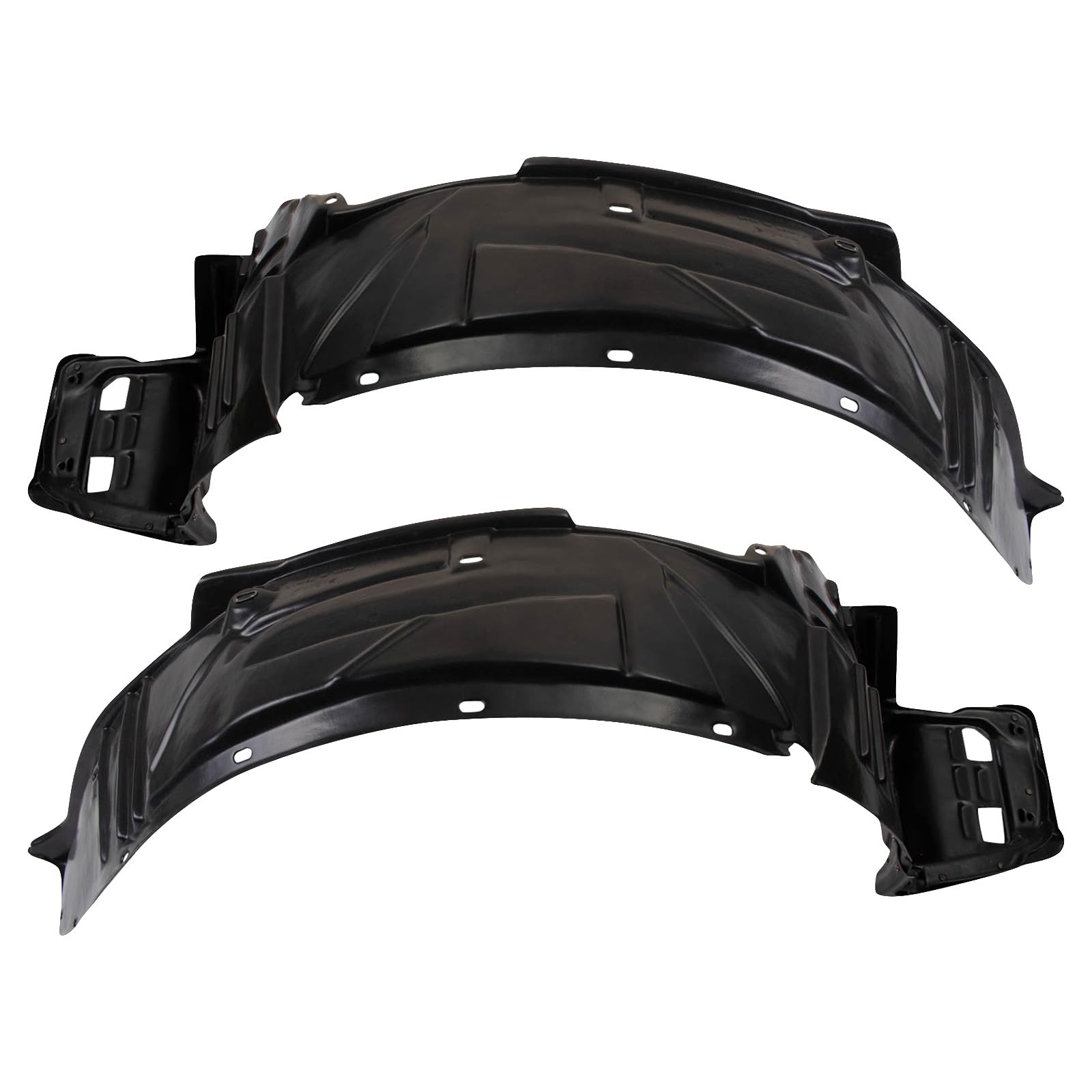 Trq Front Inner Fender Liner Set Compatible With 2005-2006 Acura Rsx Ac1250102 Ac1251102