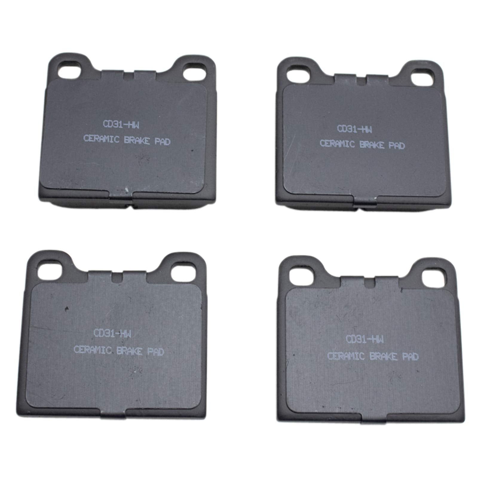 TRQ Front or Rear Posi Ceramic Brake Pad Kit Set for Audi/Volvo/BMW/Alfa Romeo/Mercedes Benz/Porsche/Opel