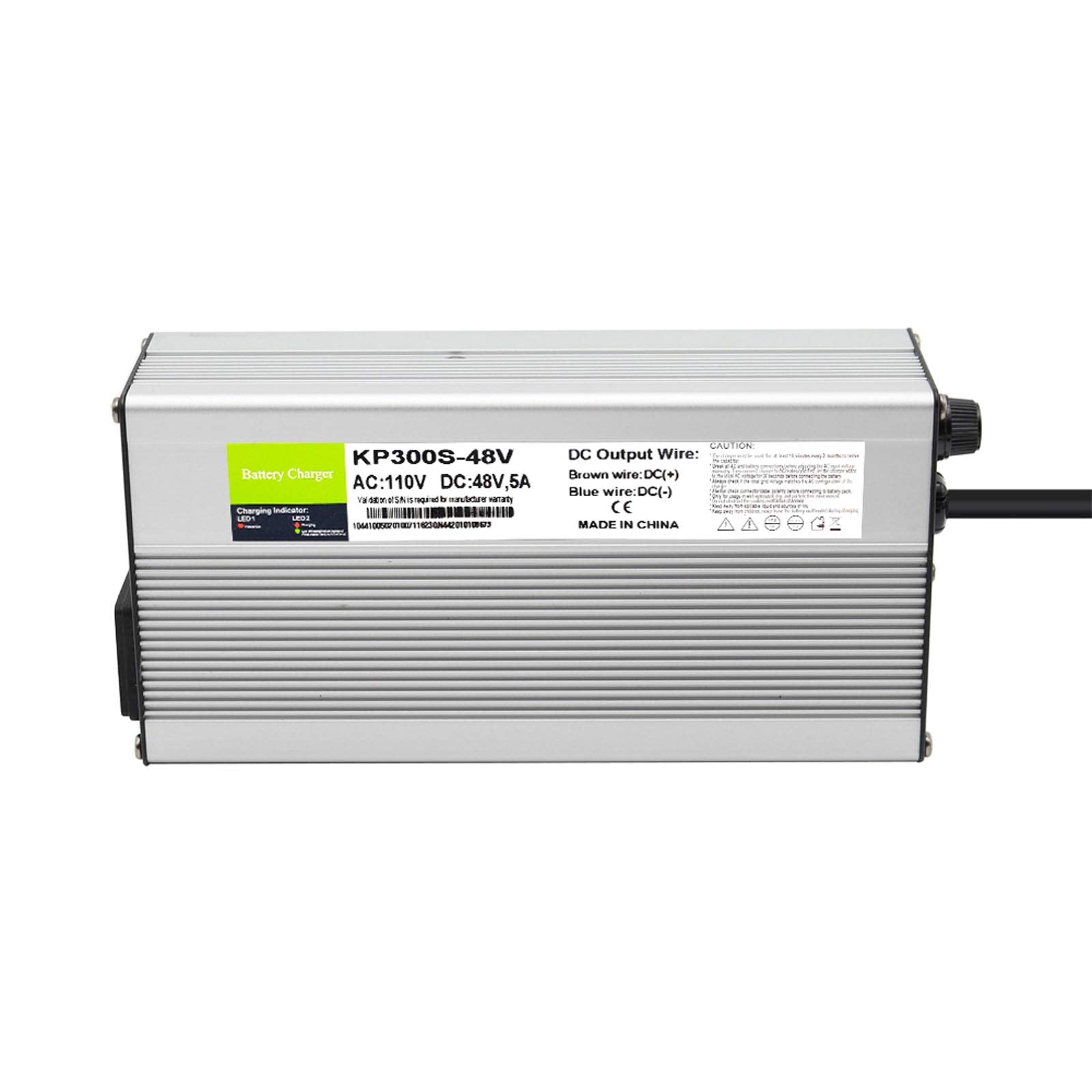 Abakoo Battery Charger 48 Volt 5 Amp For Club Car Golf Cart With 3 Pin Round Plug