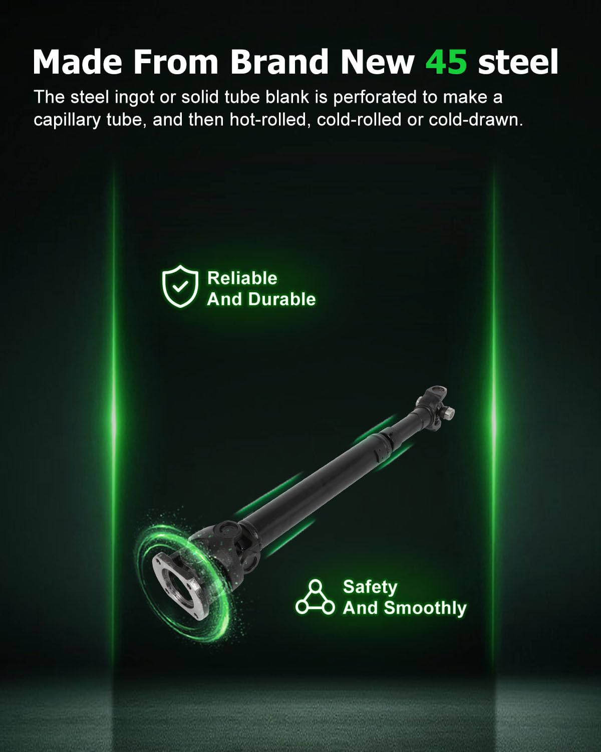 Scitoo?31.69''?Steel Front Driveshaft Assembly Drive Shaft Prop Shaft For Dodge Ram 1500 2000-2001,For Dodge Ram 2500 2000-2002,