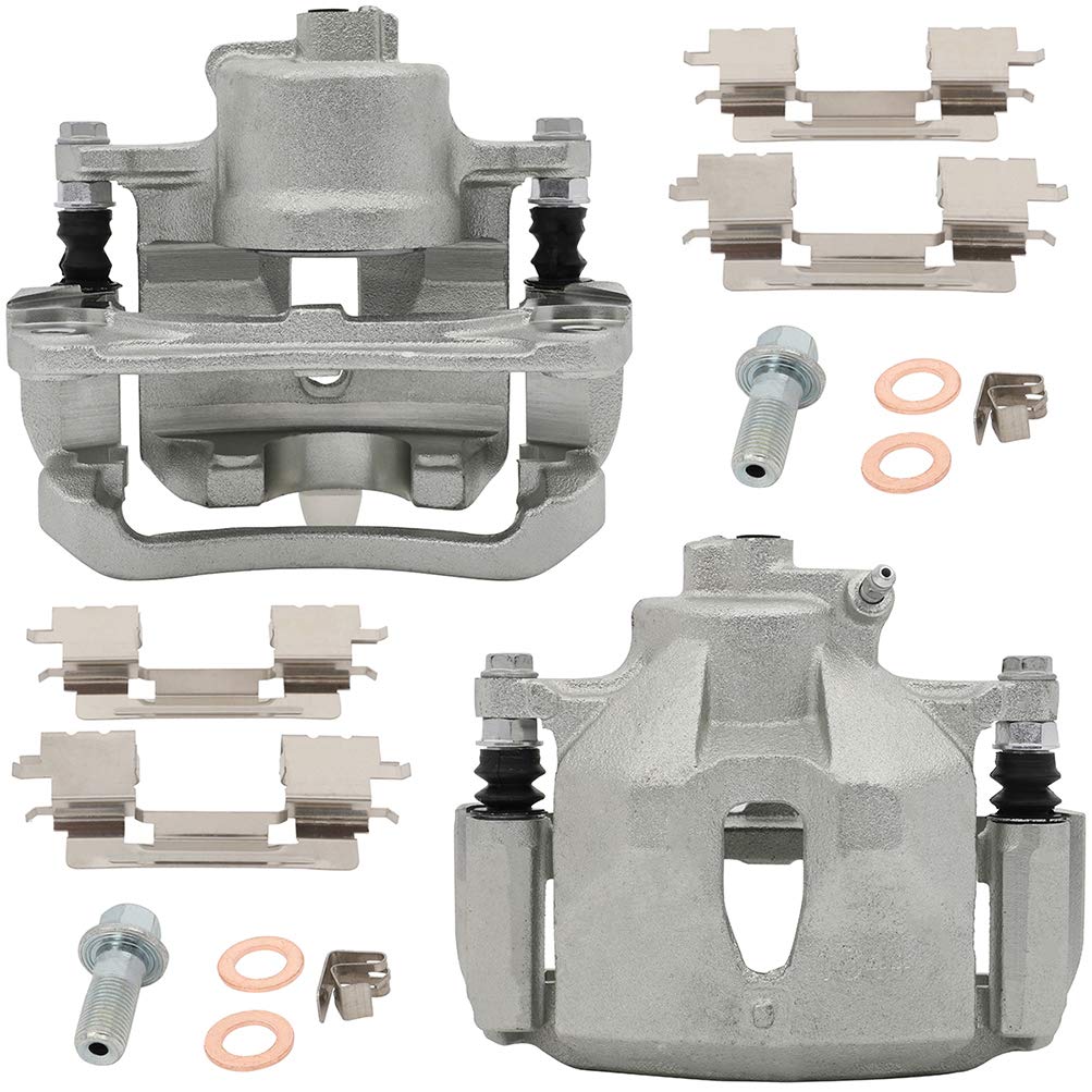 cciyu 19B2714 19B2715 Front Left & Right Brake Calipers With Bracket For Toyota For Avalon 2005-2007,For Toyota For Camry 2005-2
