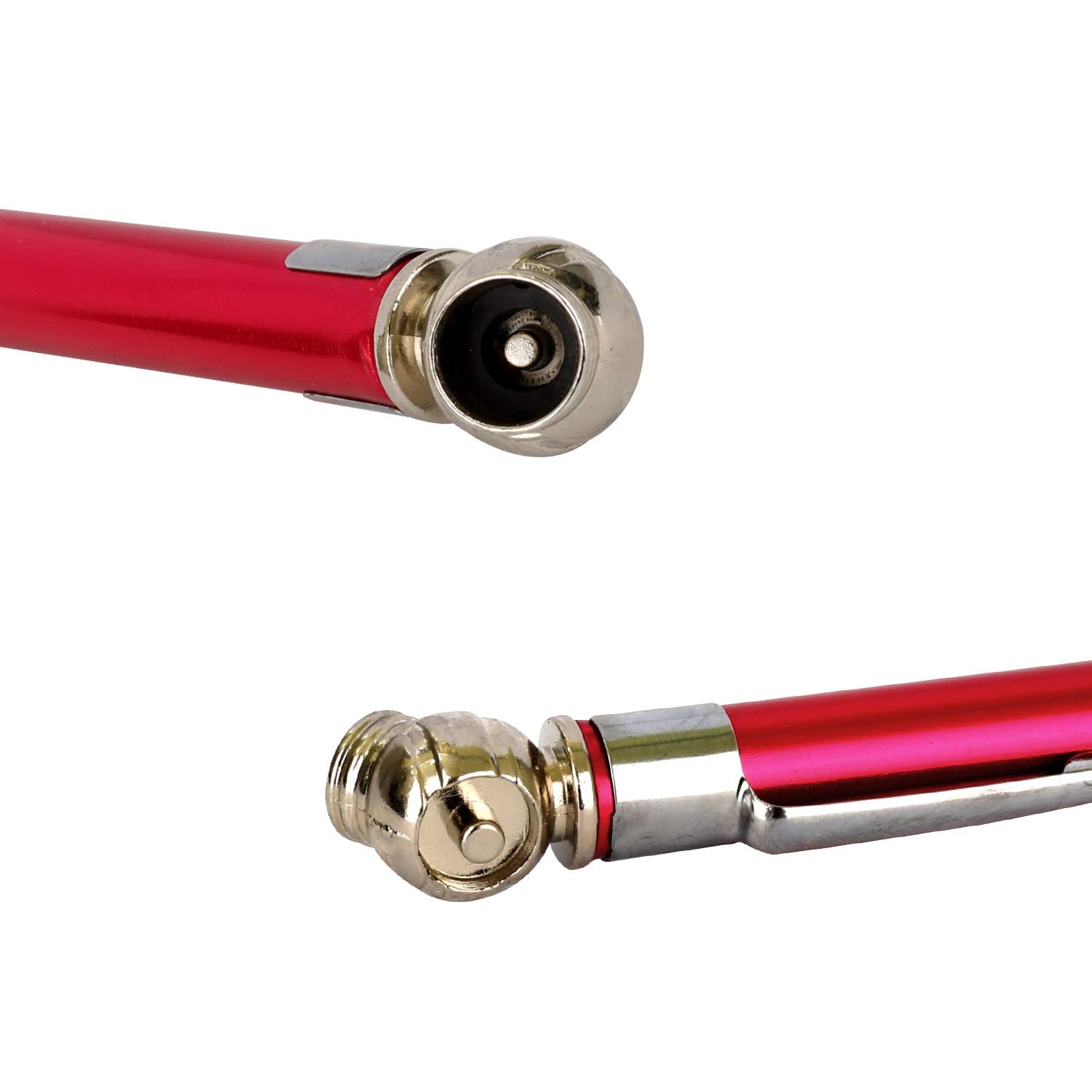 Wynnsky Bike Pencil Style Tire Gauge 20-120 Psi For Use On Trucks, Rvs And Bicycle Tires Red