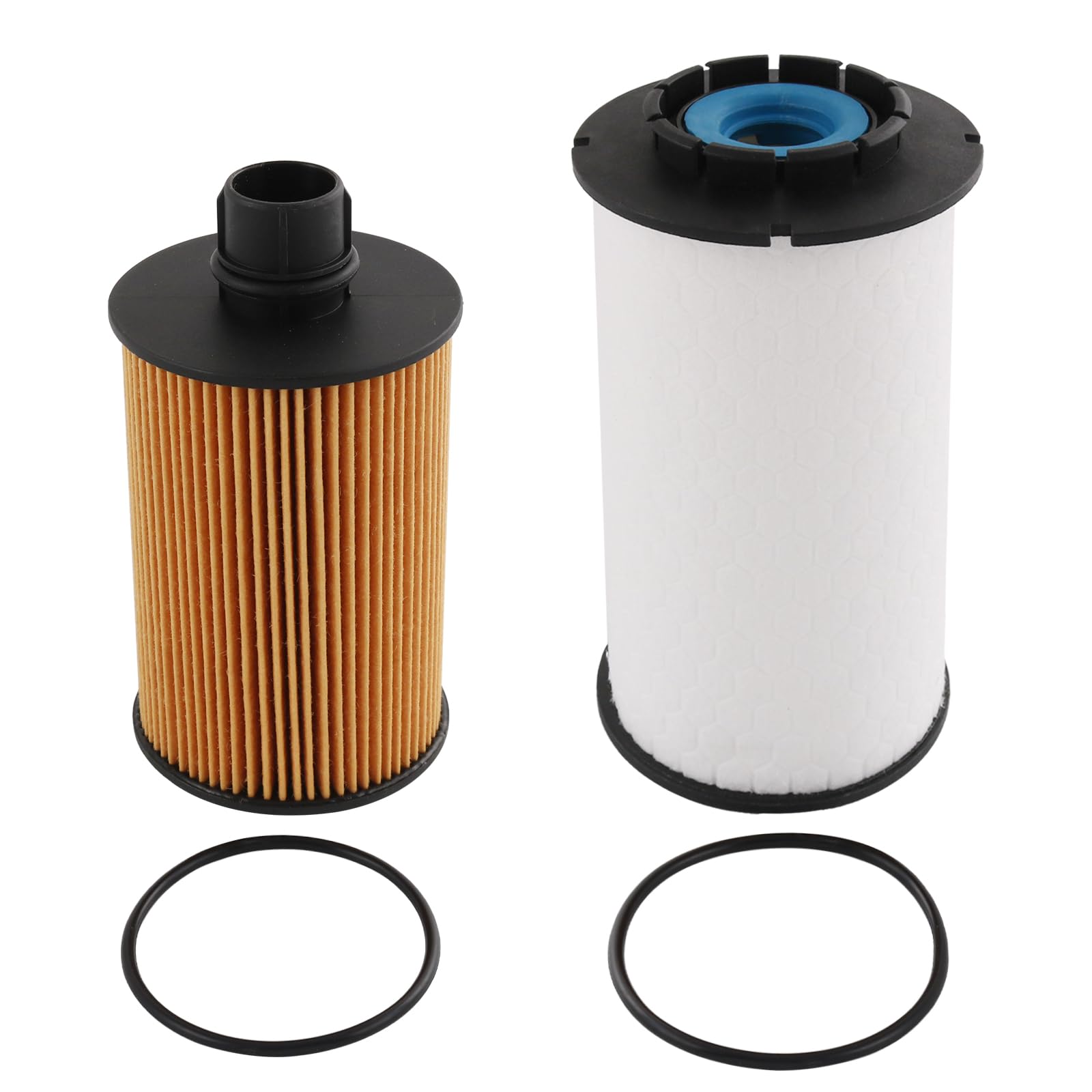 RADHLBNIU 68235275AA Fuel Filter and 68229402AA Oil Filter Compatible with Ram 1500 3.0L V6 Ecodiesel Engine 2014-2019, Replace 