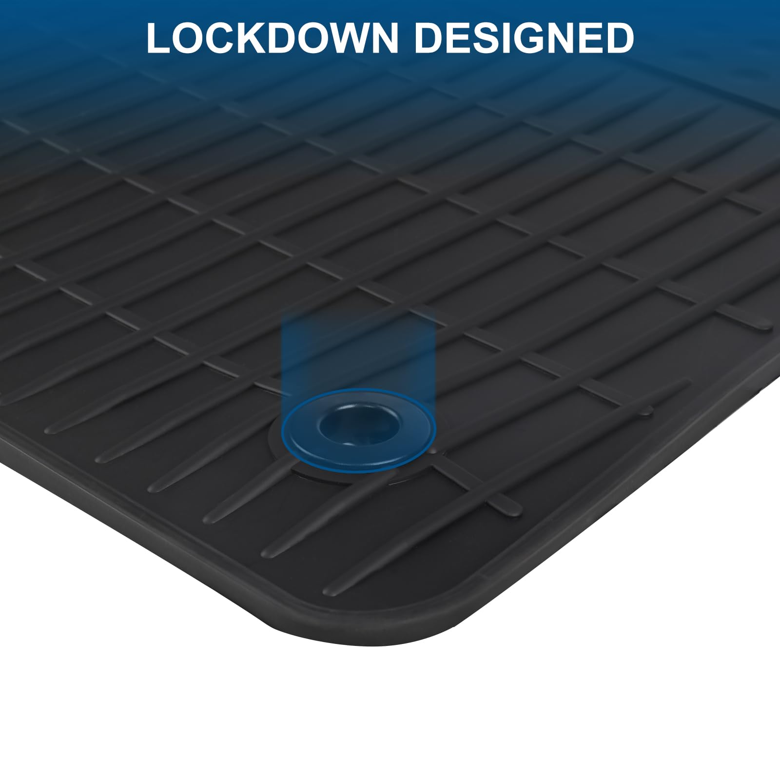 San Auto Car Rubber Floor Mat Custom Fit For Toyota Corolla Sedan 2020 2021 2022 2023 2024 2025 Automatic Transmission Black Red