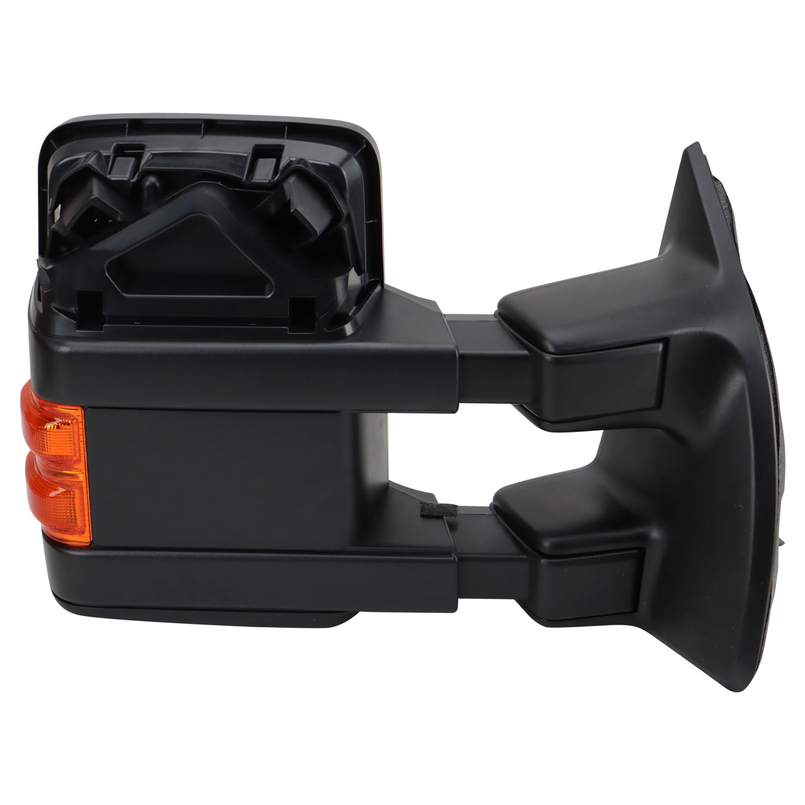 Trq Right Mirror With Memory With Chrome & Black Covers Passenger Side Compatible With 2011-2012 Ford F-250 Super Duty F-350 Sup