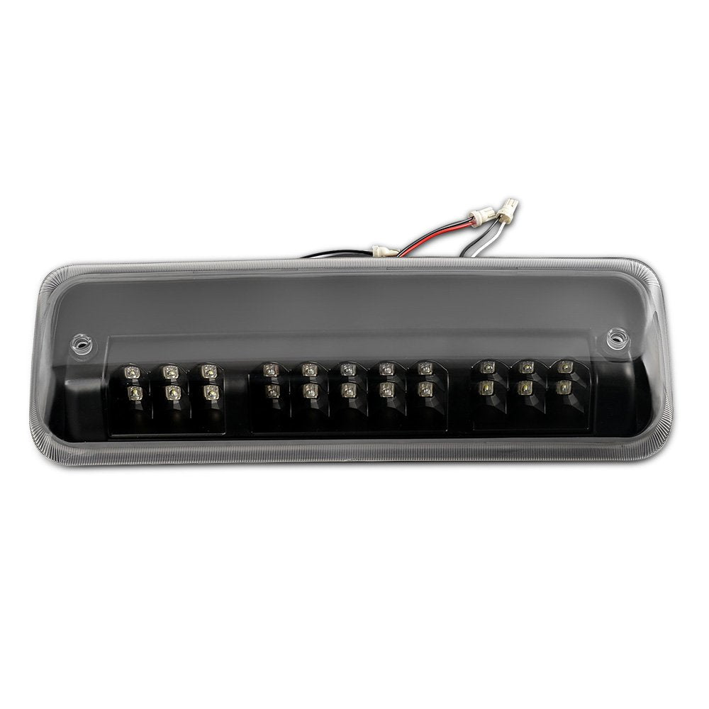 Cheda Third 3D Brake Lights, Compatible With 2004-2008 Ford F150/Explorer, Clear Lens Black Housing Led Bar Tail Cargo Lamp