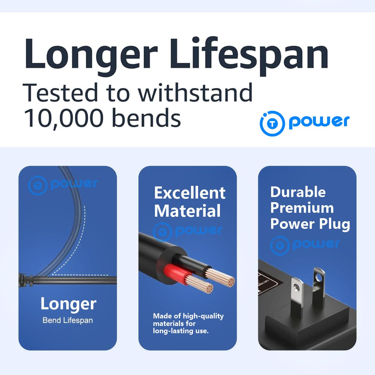 T Power Charger Cable For Noco Boost X Gbx45 Gbx55 Gbx75 Gbx155 Genius Boost Plus Sport Gb20 Gb30 Gb40 Gb70 1000A Battery Jump S