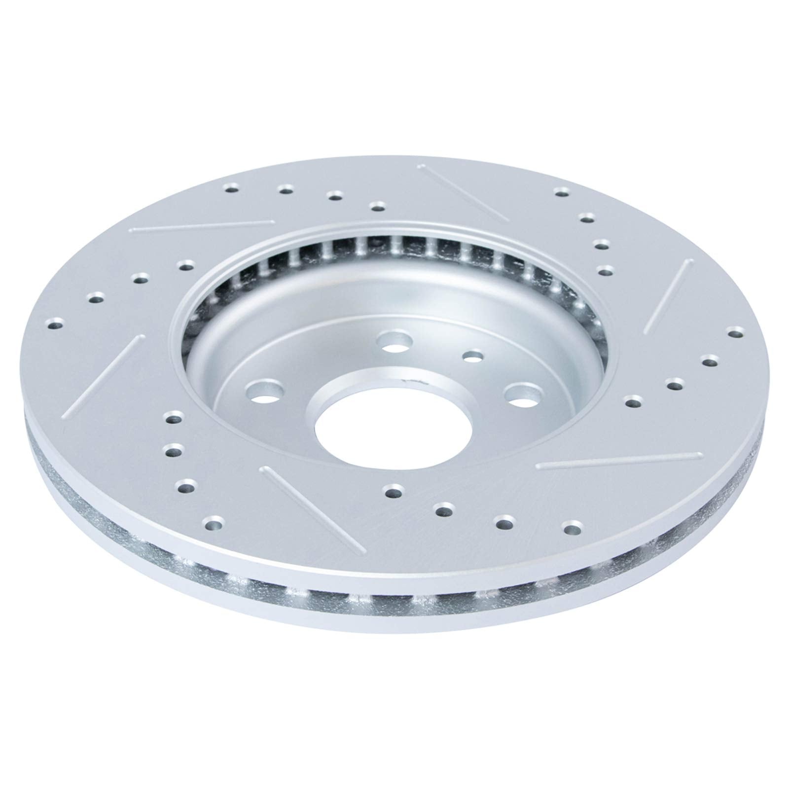 Trq Front Performance Brake Rotors Set Premium G-Coated Compatible With 2017-2023 Chevrolet Bolt Ev 2011-2019 Cruze 2016 Cruze L