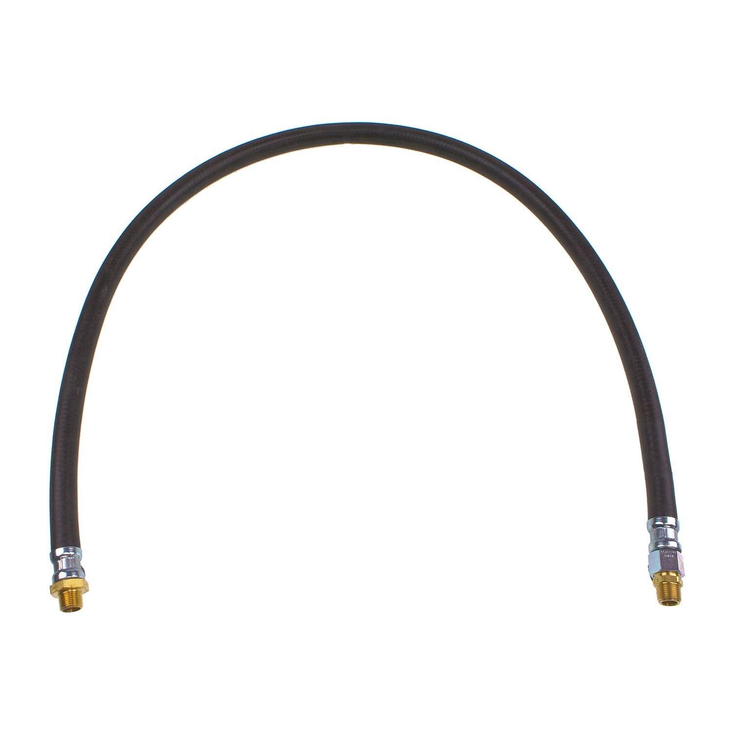 1/2' Air Hose Assembly - 48' - 3/8'-18 (1 Fixed & 1 Swivel) - Max Op 225 Psi