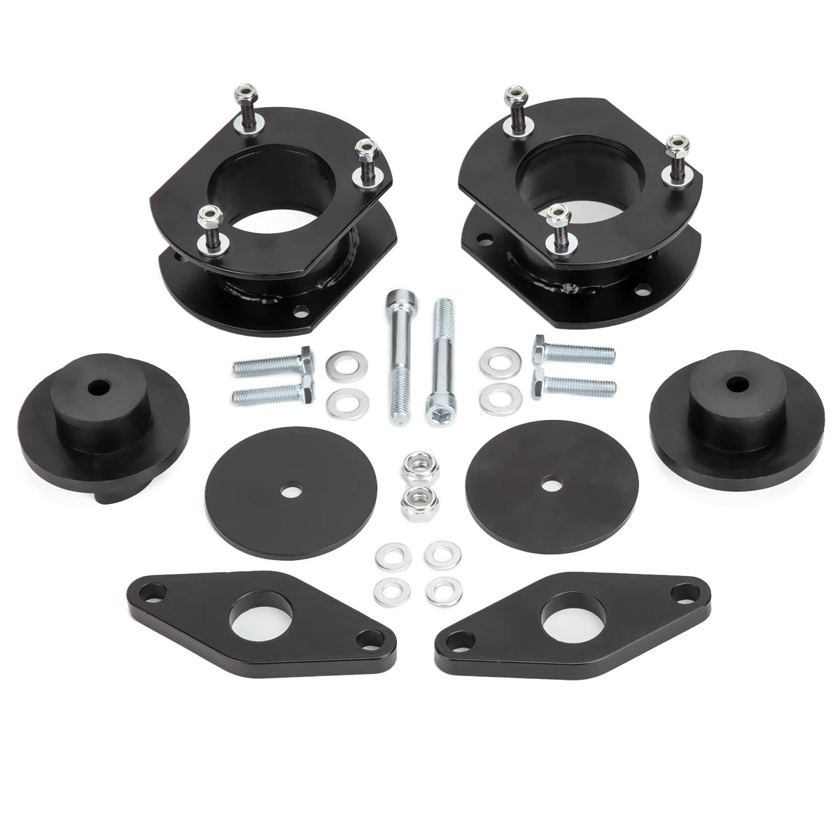 Dynofit 2.5 Front, 0.5 Rear Leveling Lift Kit Shock Spacers Fits For 2011-2020 Jeep Grand Cherokee Wk2 2Wd/4Wd 60300 Suspension Kits