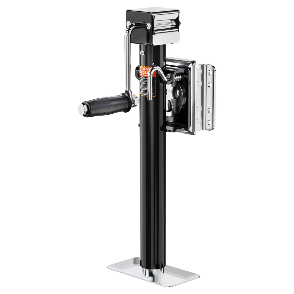 YOMILINK Bolt-On Trailer Jack, Load Capacity 2500 lbs, 15'' Lift, Heavy Duty Swivel Jacks, for RV, Horse, Yacht, Utility Trailer