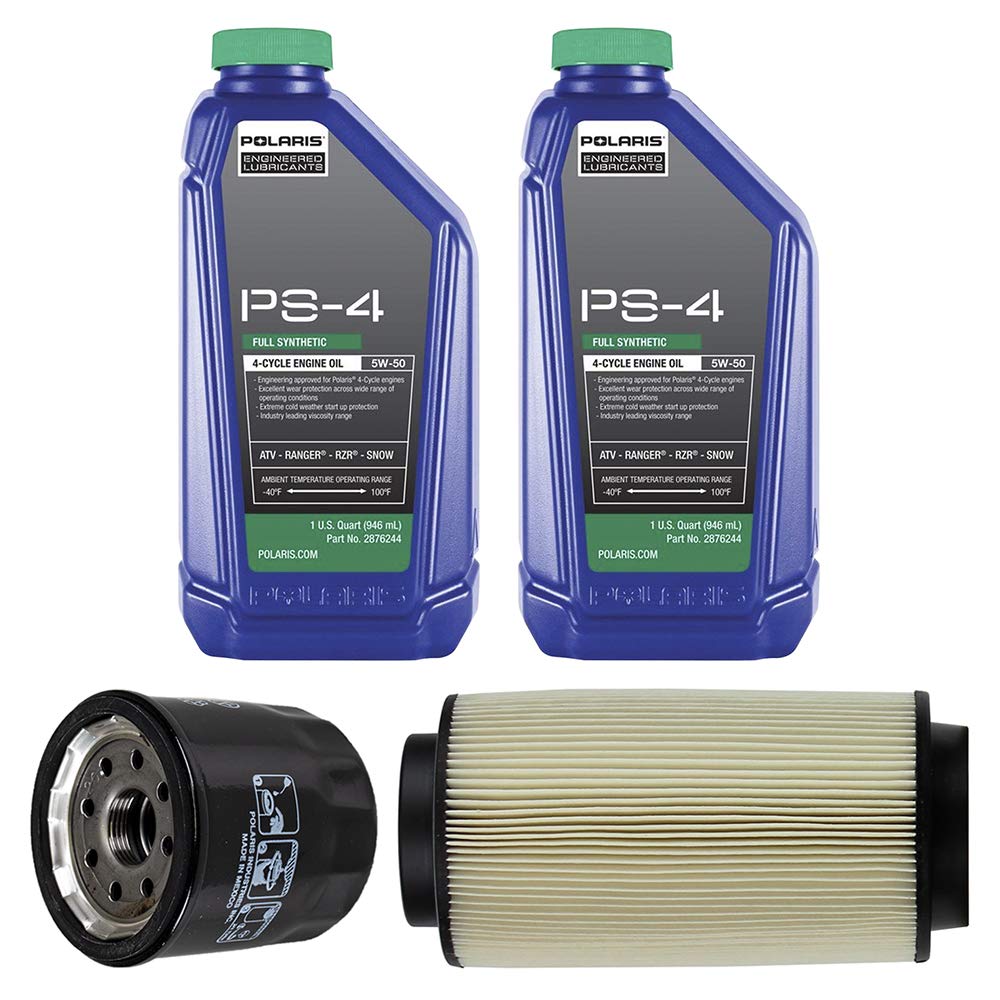 Polaris Genuine Oem Ps-4 Oil Change Kit With Air Filter For 2009-2013 Sportsman Xp 850