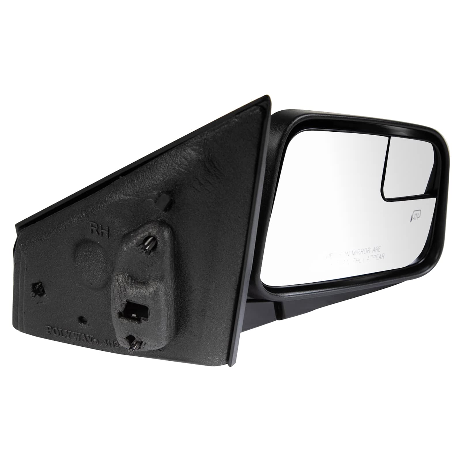 Trq Right Mirror Without Housing Turn Signal With Spotter Mirror Passenger Side Compatible With 2011 Lincoln Mkx Fo1321469
